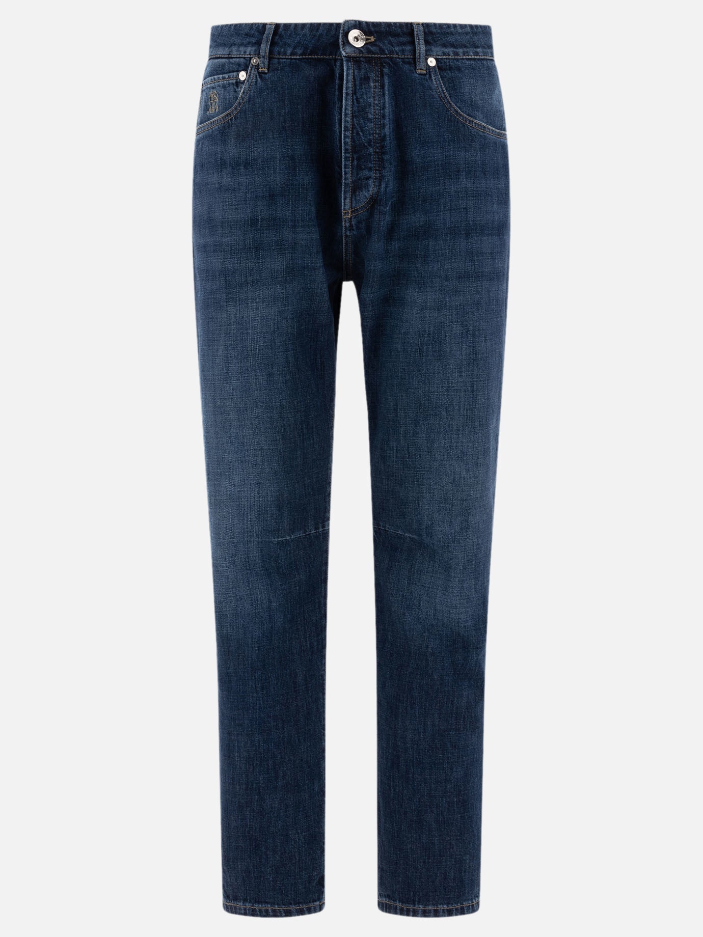 Vietti Brunello Cucinelli Jeans leisure fit in denim leggero