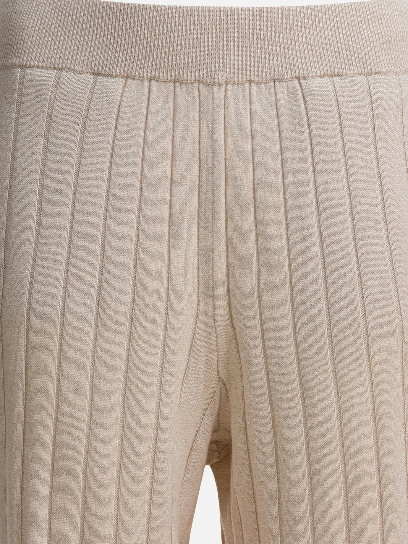 Leisure trousers Solid colour  Beige - Brunello Cucinelli Women | PDP | VIETTI Online Store | thumbnail_4