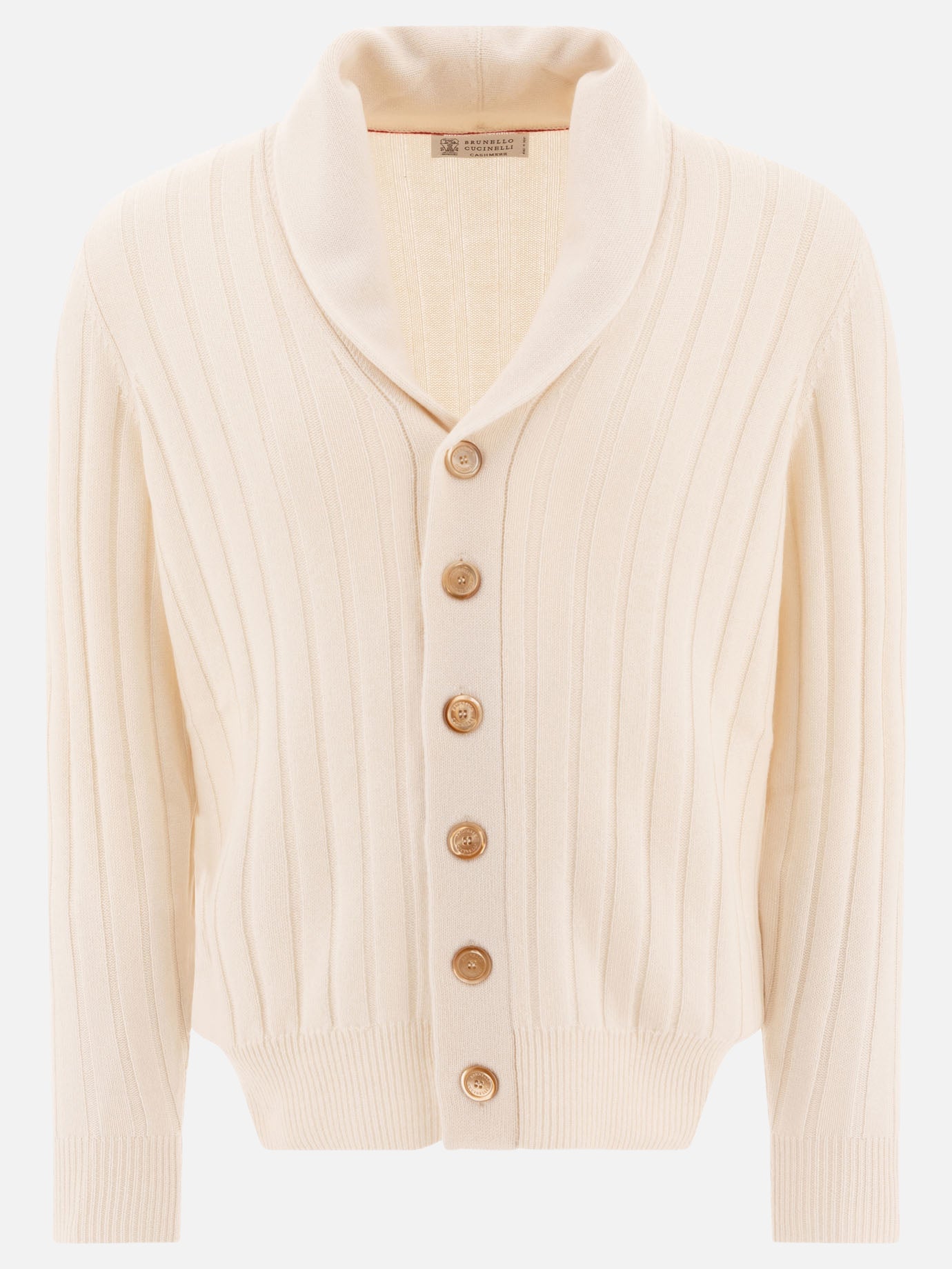 Vietti Brunello Cucinelli Cardigan in cashmere costa piatta