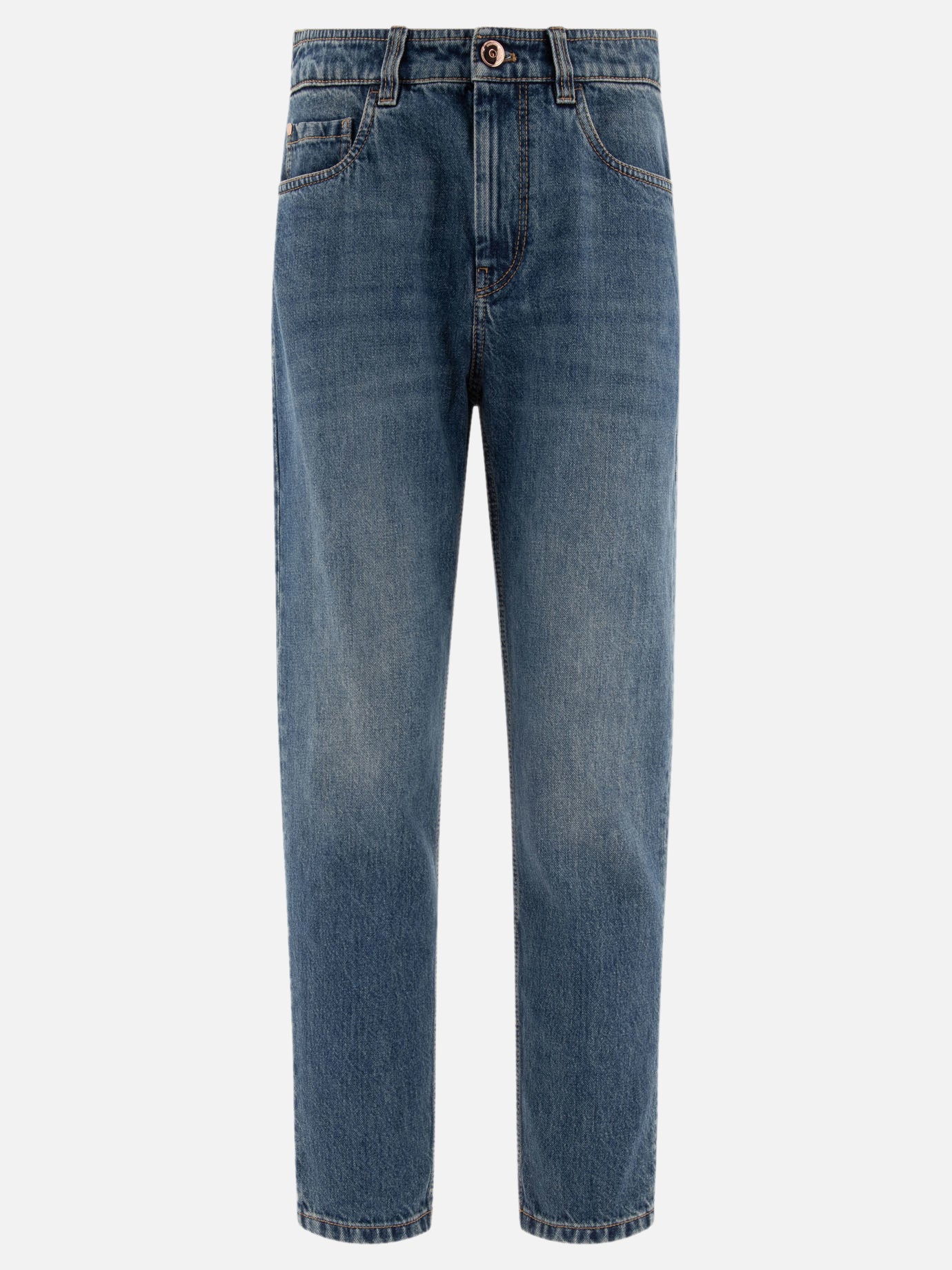 "Baggy Authentic con Shiny Tab" jeans