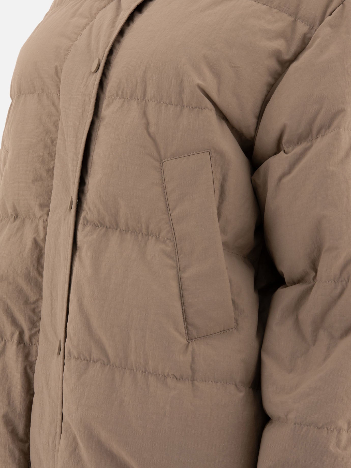 Piumini corti Solid colour  Beige - Brunello Cucinelli Donna | PDP | VIETTI Online Store | thumbnail_4