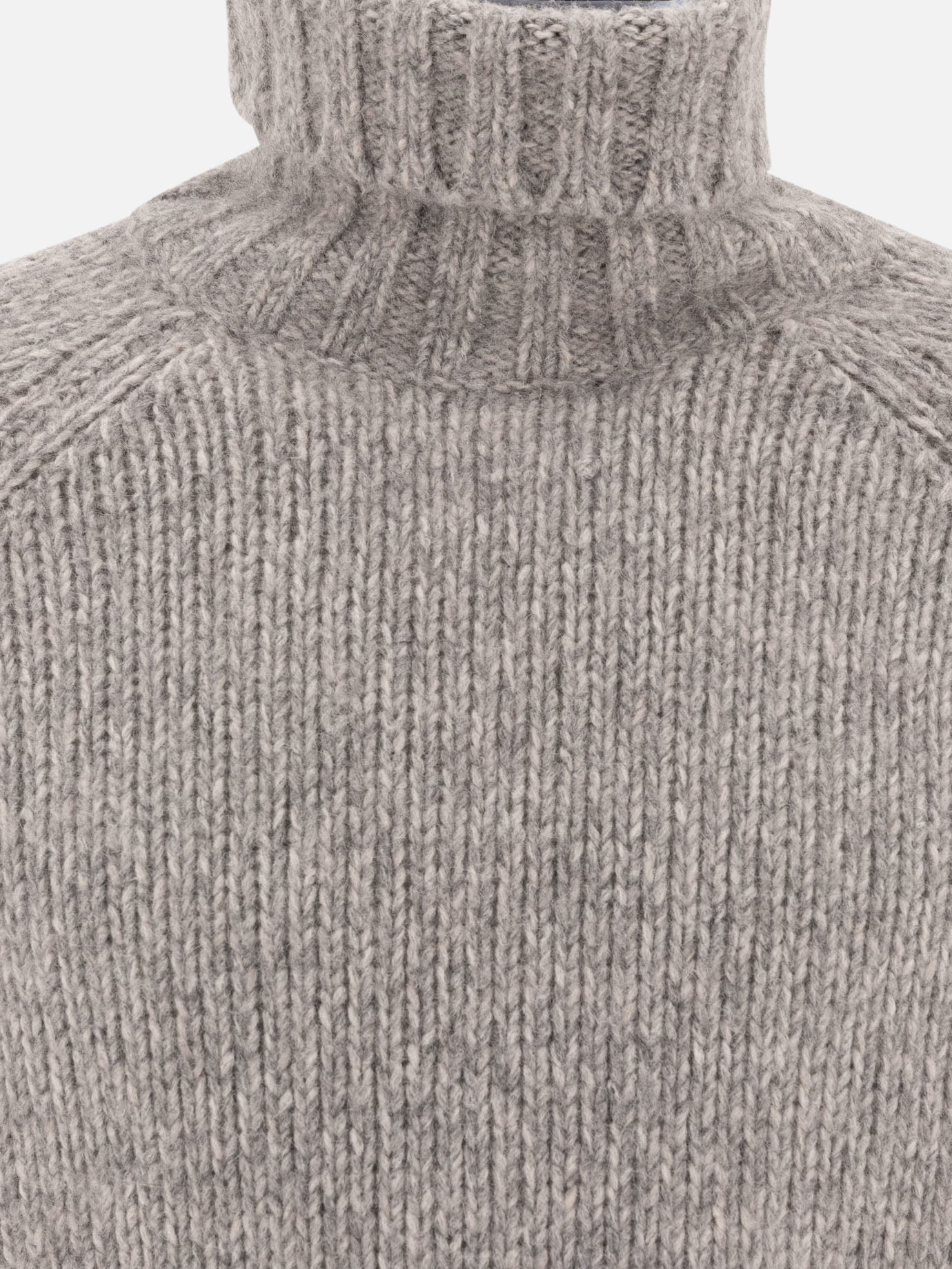 Brunello Cucinelli Melange turtleneck sweater Grey