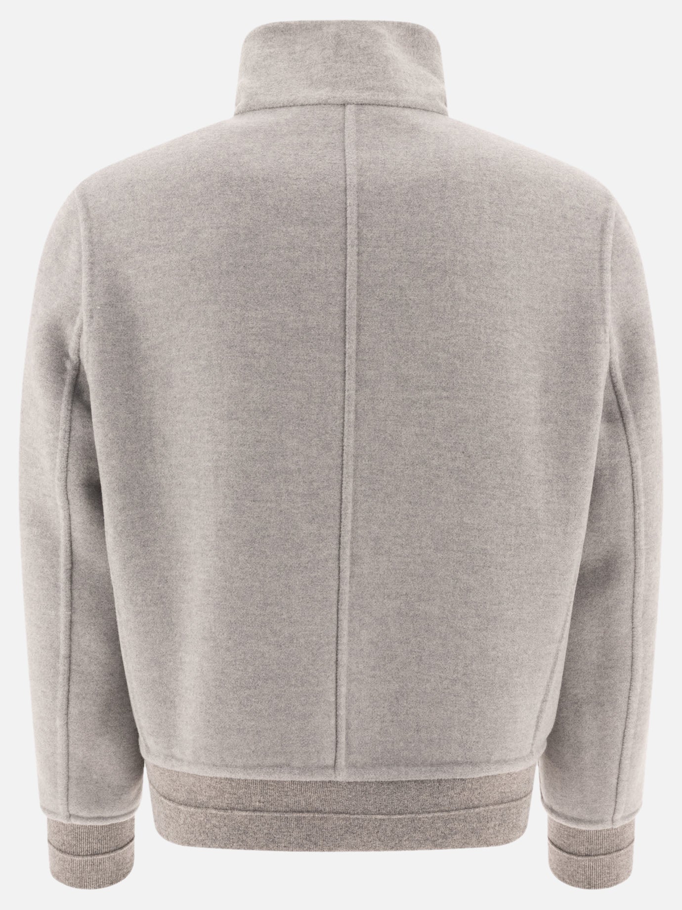 Bomber jackets Solid colour  Beige - Brunello Cucinelli Men | PDP | VIETTI Online Store | Zoom-Modal_4
