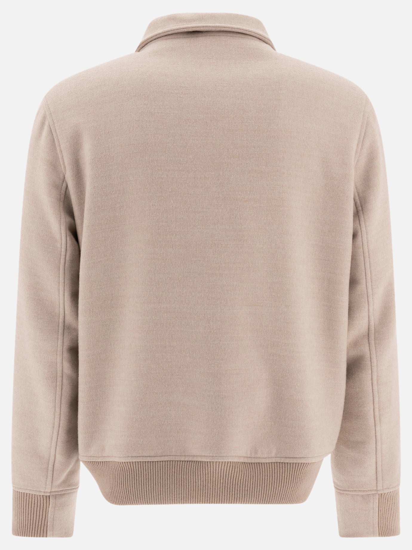 Bomber Solid colour  Beige - Brunello Cucinelli Uomo | PDP | VIETTI Online Store | Zoom-Modal_2
