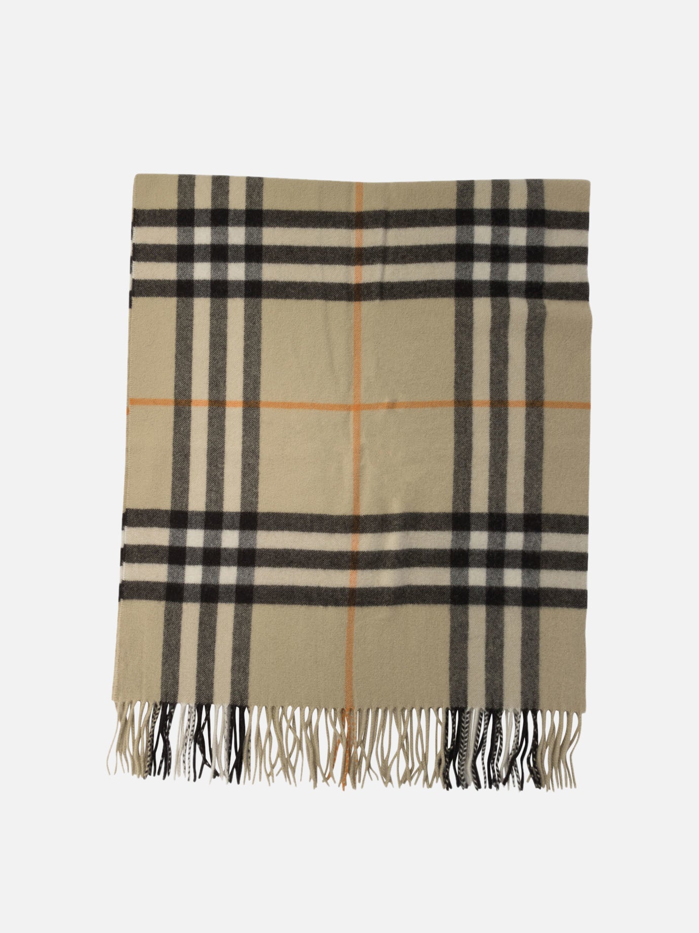 Vietti Burberry Sciarpa ampia in cashmere Check