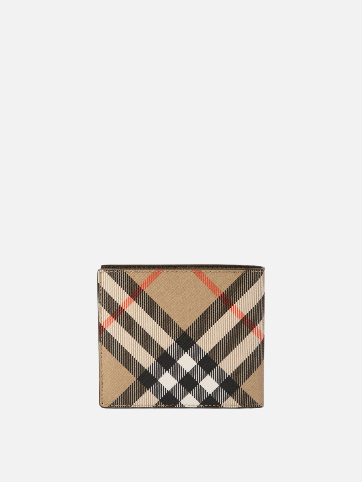 Burberry "Check" bi-fold wallet Beige