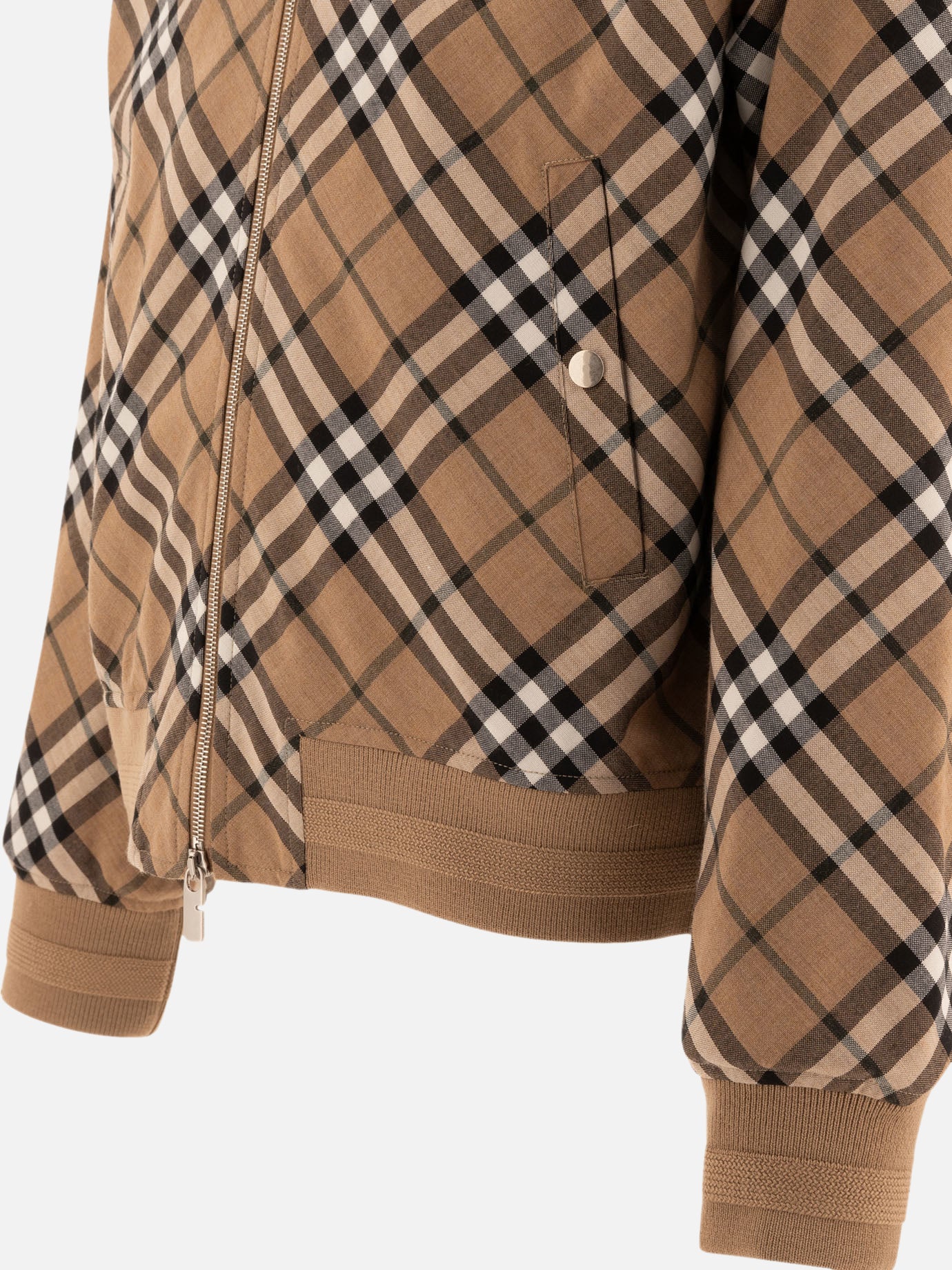 Giacche leggere & Trapuntate Check  Beige - Burberry Uomo | PDP | VIETTI Online Store | Zoom-Modal_4
