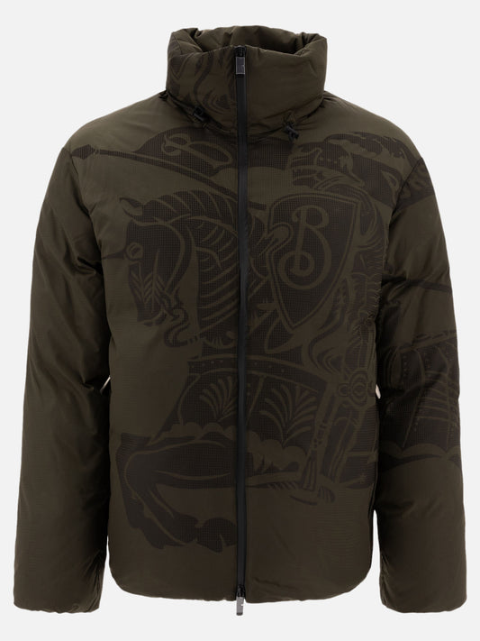 Piumini corti Logo  Verde - Burberry Uomo | PLP | VIETTI Online Store 
