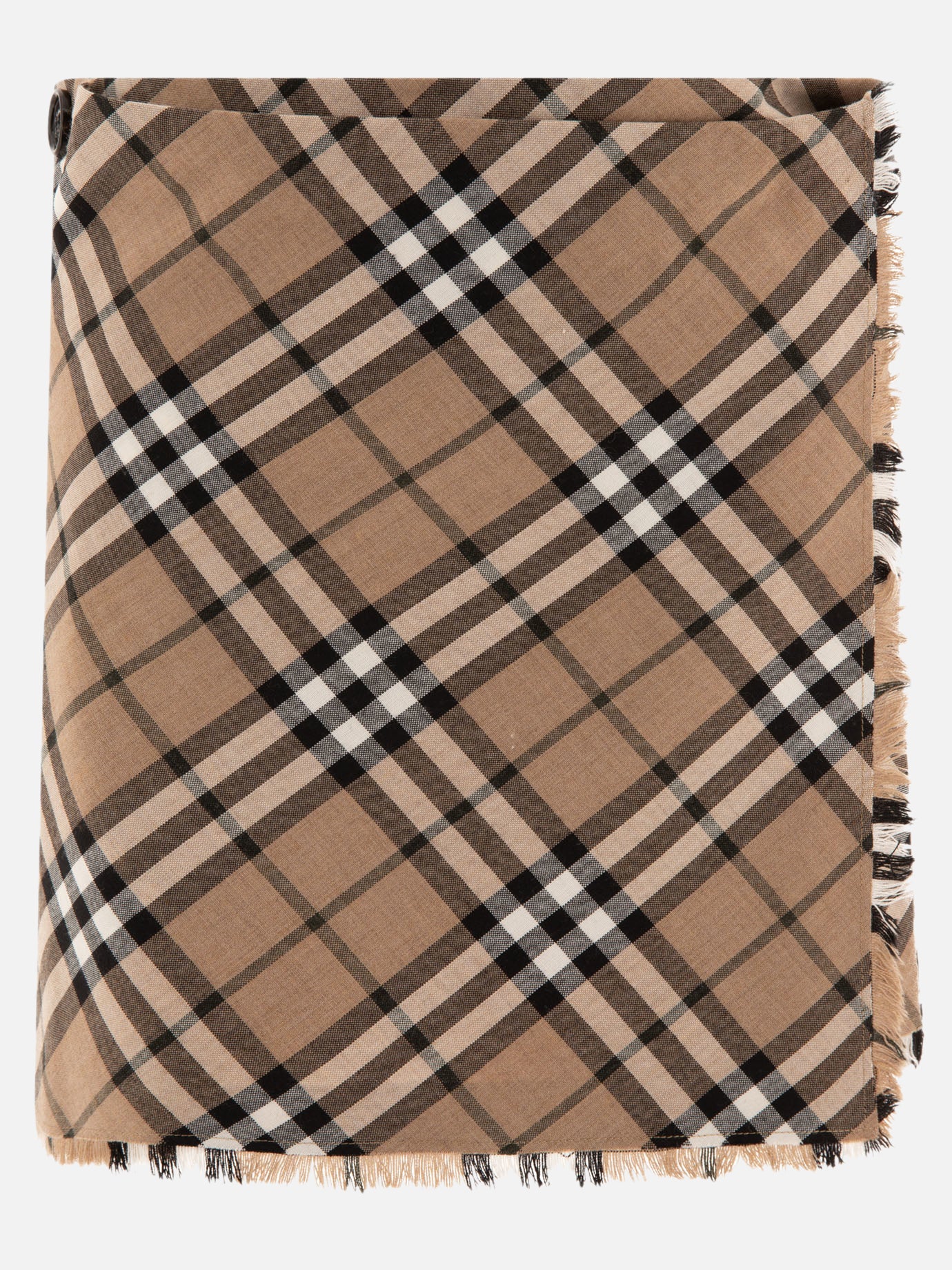 Vietti Burberry Mini kilt in misto lana Check