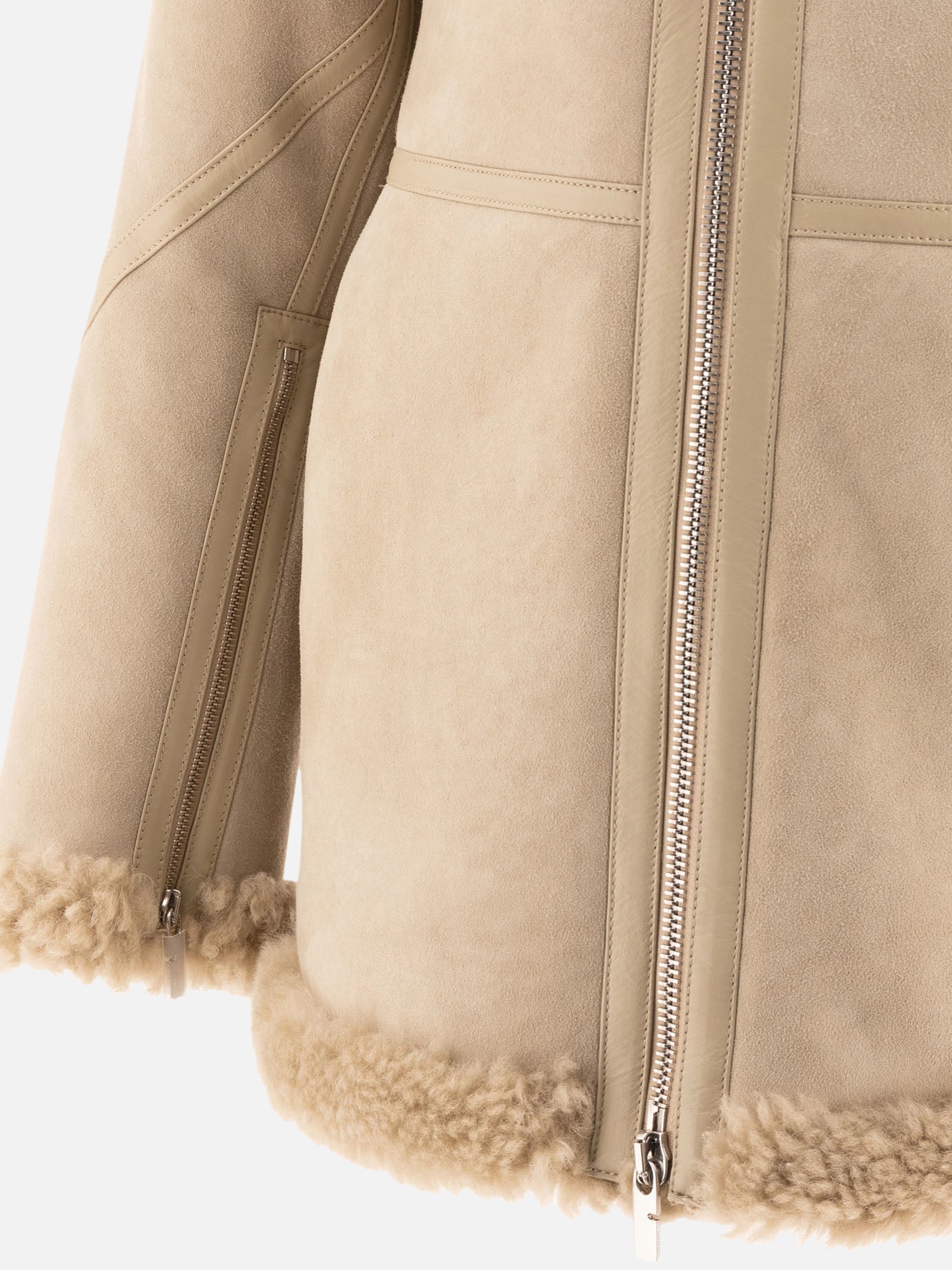 Burberry Shearling jacket Beige