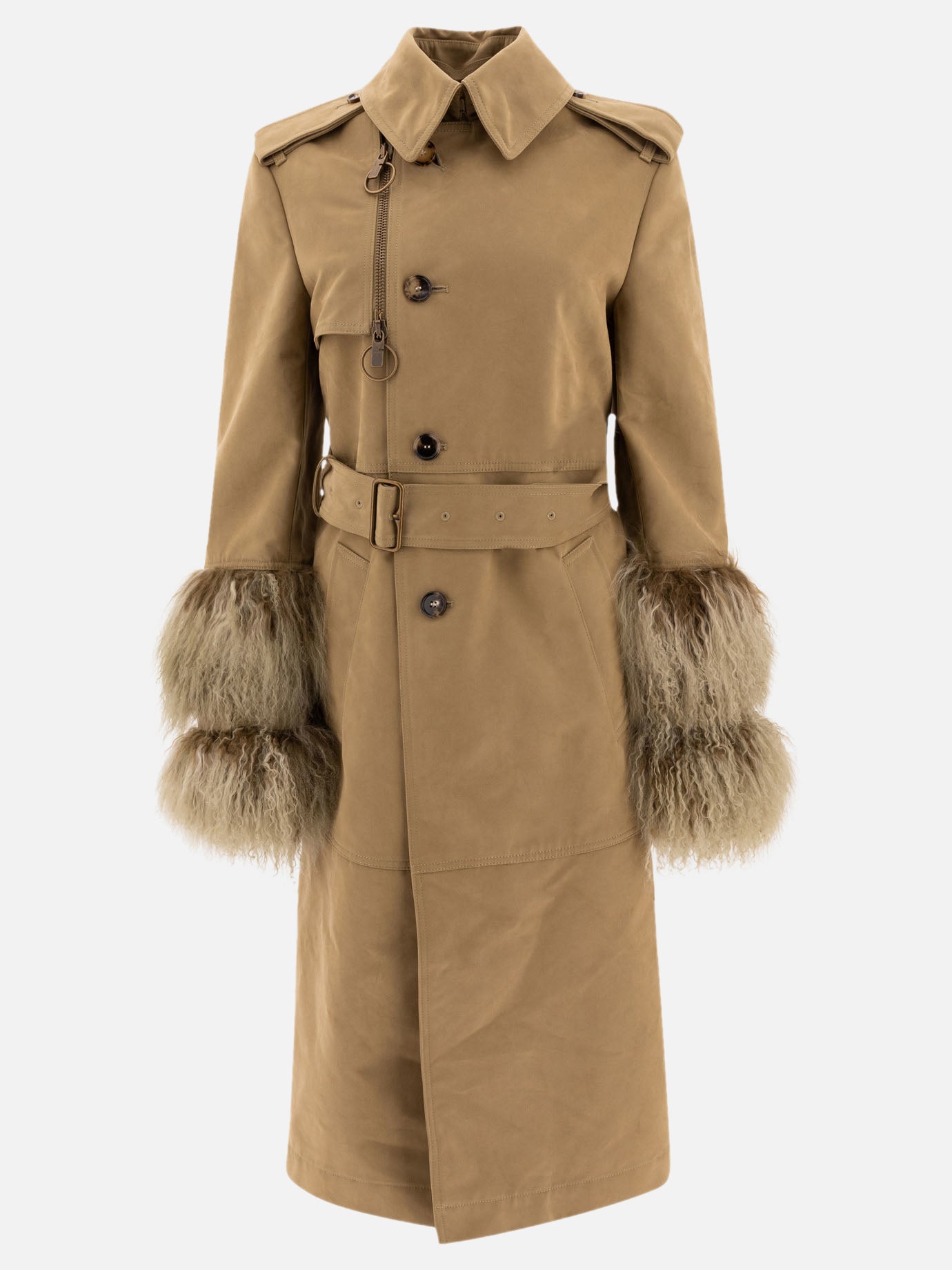 Impermeabili & Trench Solid colour  Beige - Burberry Donna | PDP | VIETTI Online Store | thumbnail
