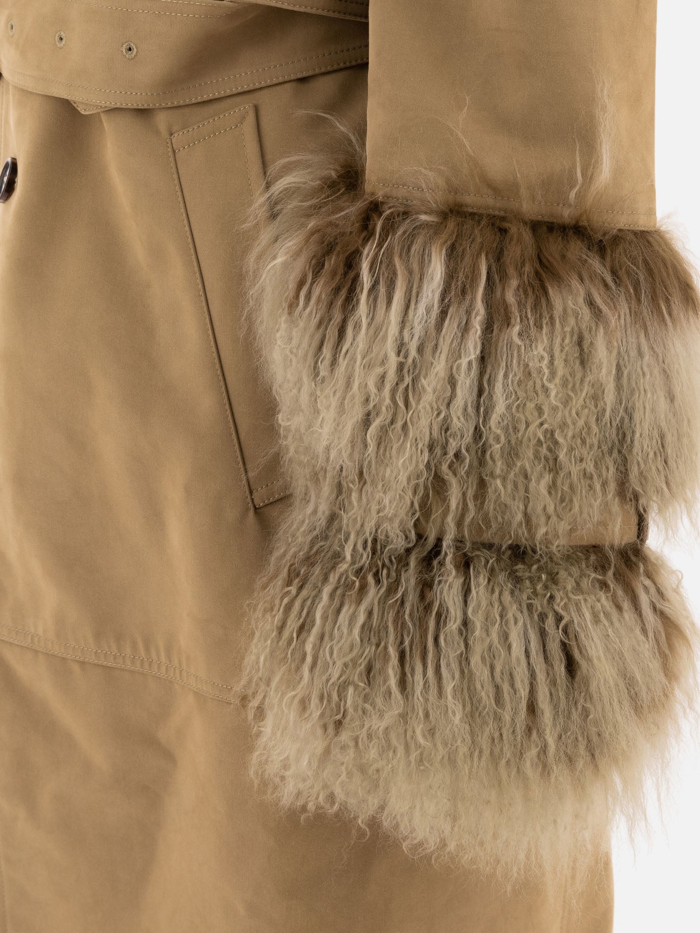 Impermeabili & Trench Solid colour  Beige - Burberry Donna | PDP | VIETTI Online Store | thumbnail_4