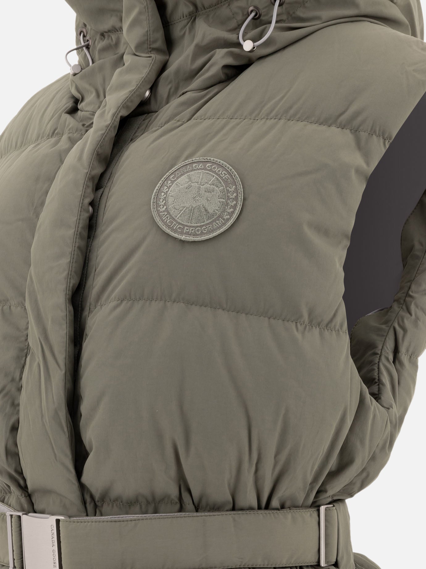 Giacche smanicate Solid colour  Verde - Canada Goose Donna | PDP | VIETTI Online Store | Zoom-Modal_4
