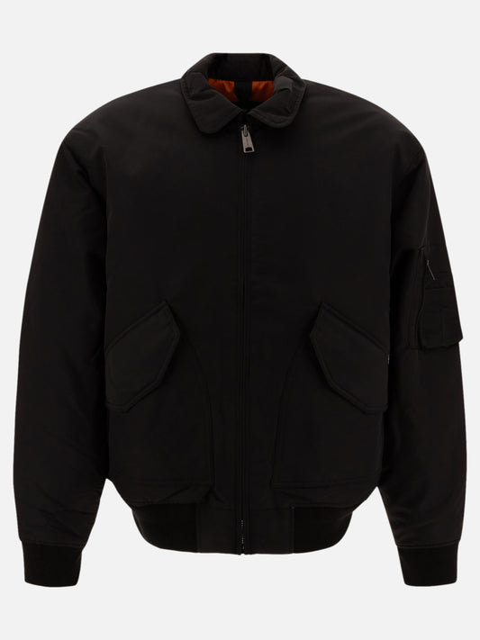 Bomber Solid colour  Nero - Carhartt WIP Uomo | PLP | VIETTI Online Store 
