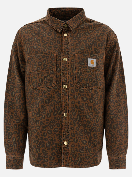 Giacche overshirt Animal print  Marrone - Carhartt WIP Uomo | PLP | VIETTI Online Store 
