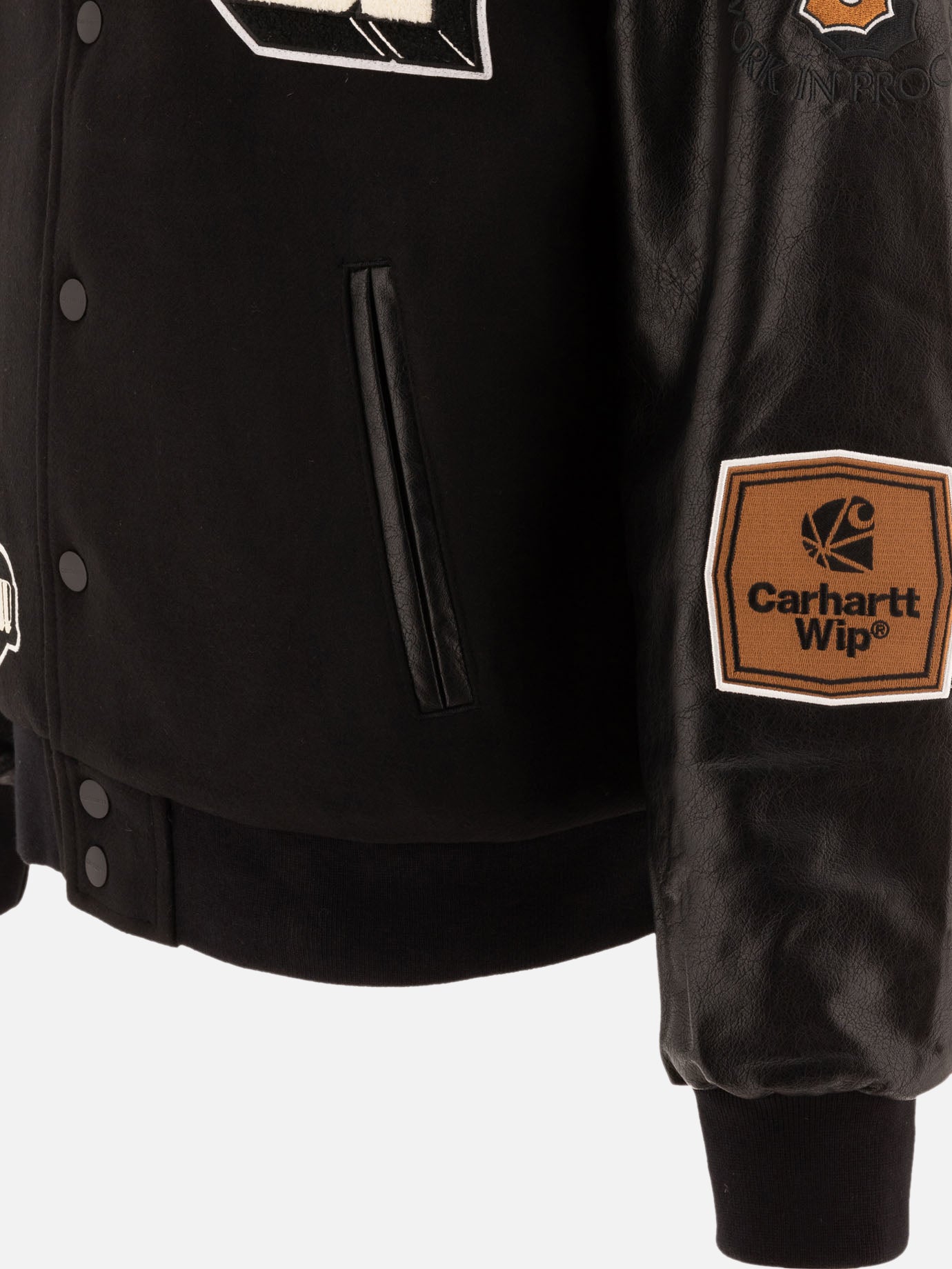 Bomber Solid colour  Nero - Carhartt WIP Uomo | PDP | VIETTI Online Store | Zoom-Modal_4
