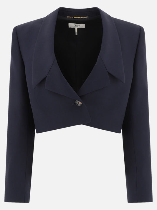 Blazer Solid colour  Blu - Chloé Donna | PLP | VIETTI Online Store 
