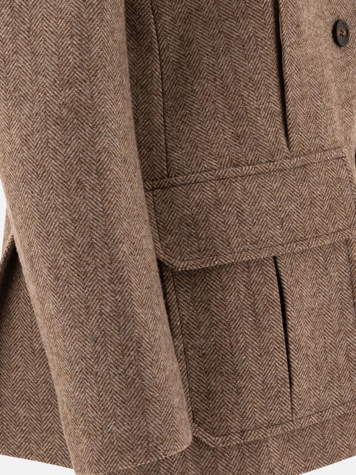 Giacche leggere & Trapuntate Herringbone  Marrone - Chloé Donna | PDP | VIETTI Online Store | Zoom-Modal_4
