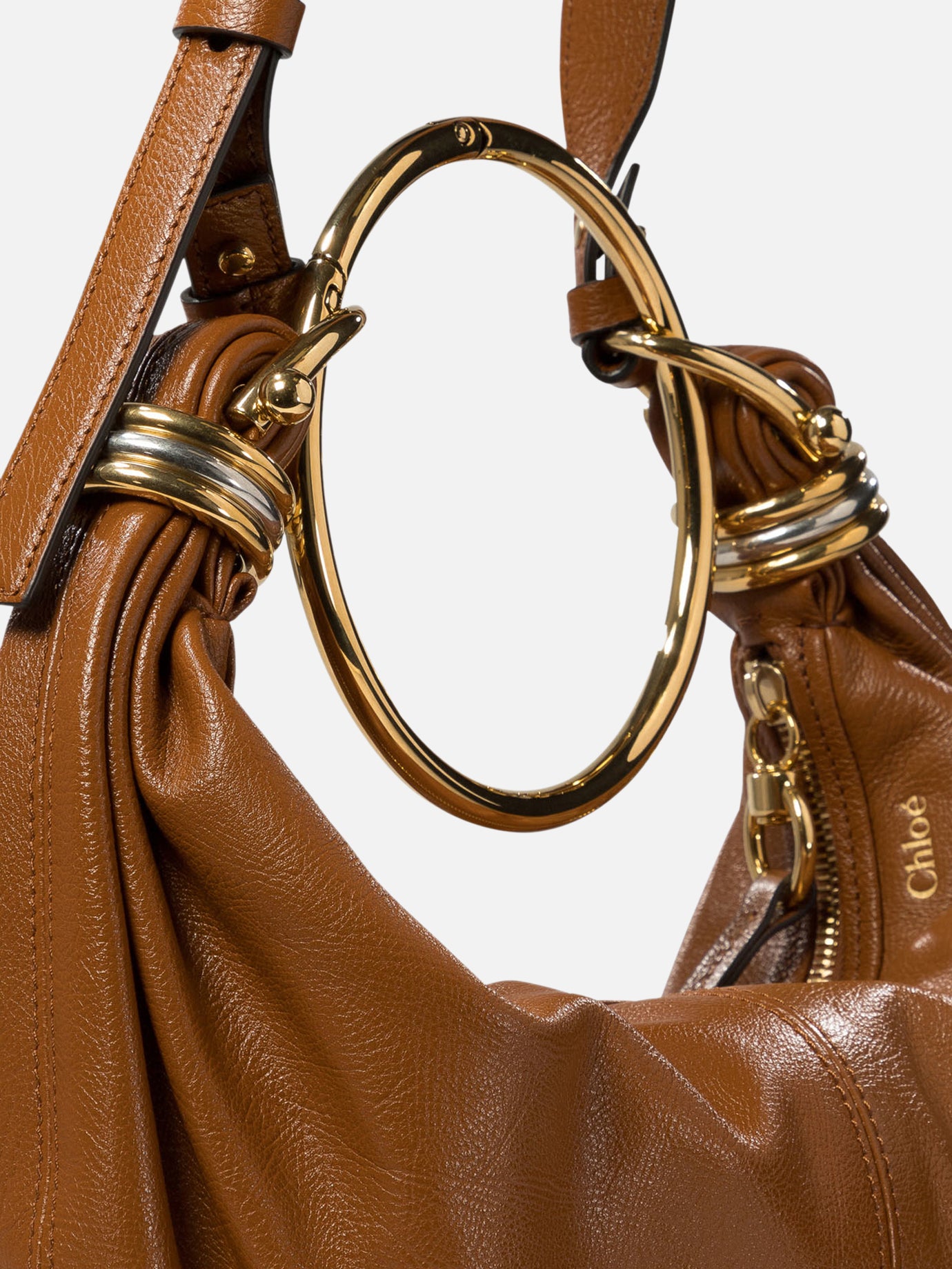 Chloé "Bracelet Hobo" handbag Brown