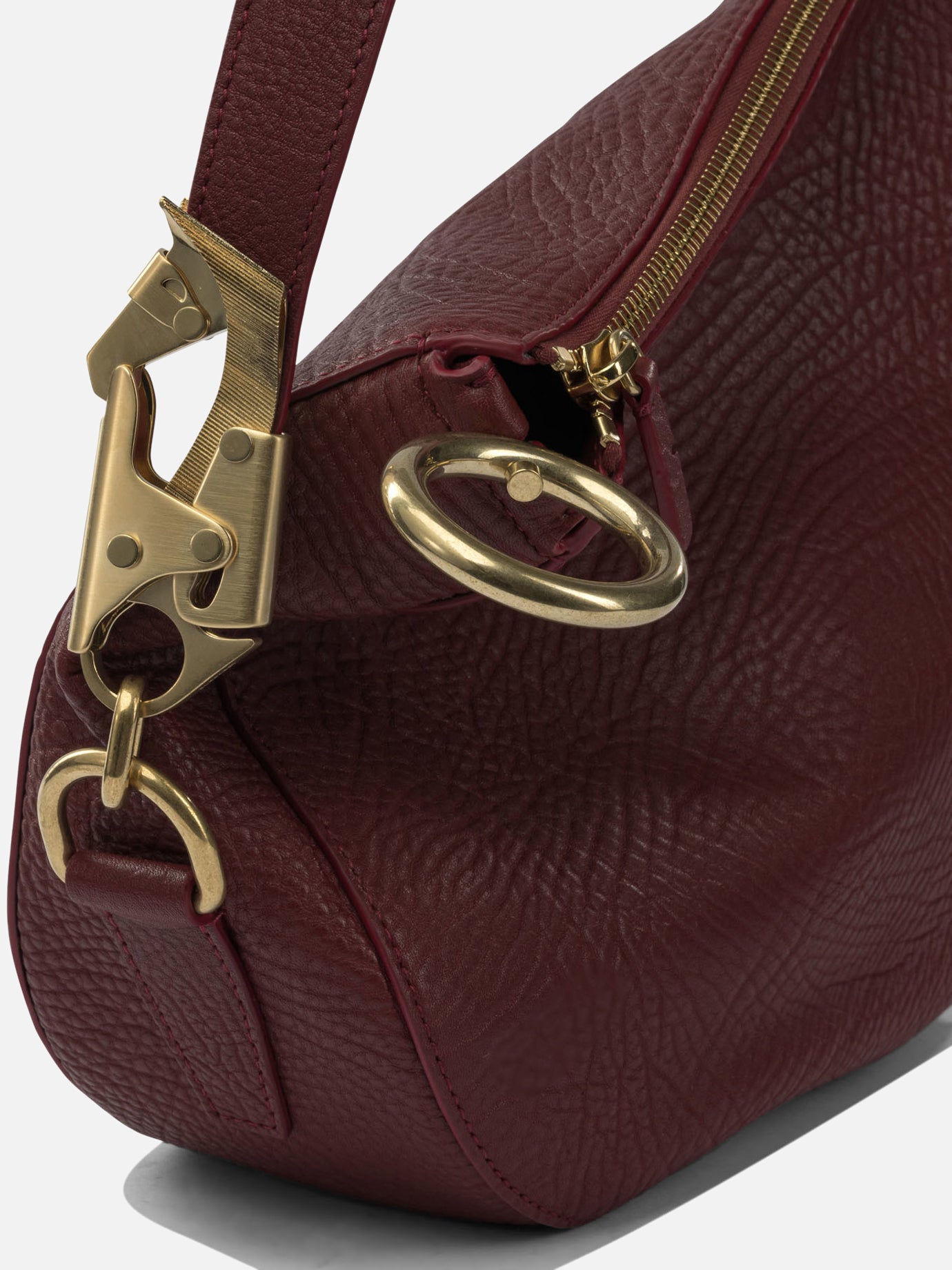 Borse medie 100 % calf leather  Rosso - Burberry Donna | PDP | VIETTI Online Store | thumbnail_4