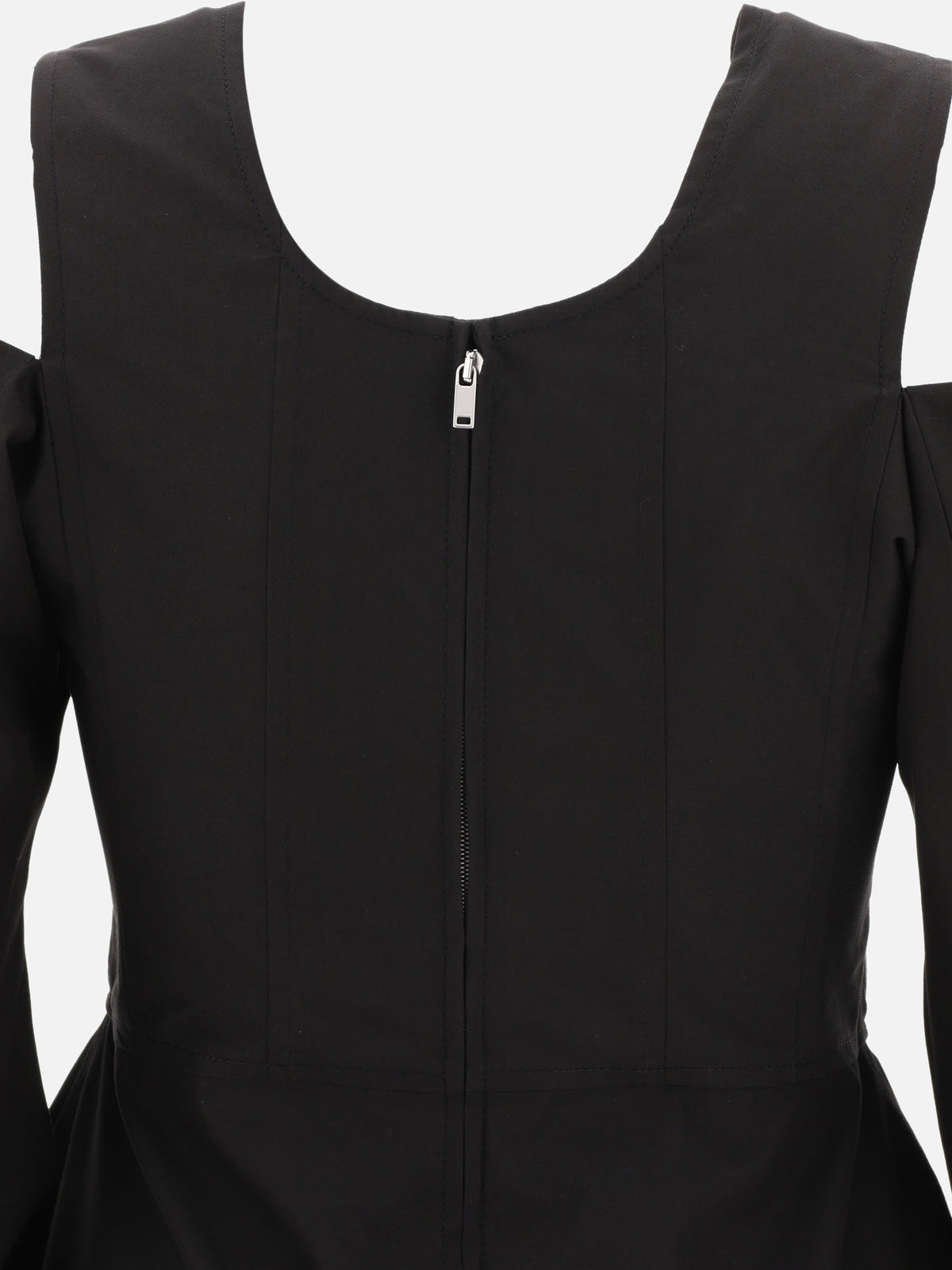 Jil Sander Top cut-out in cotone Nero - VIETTI