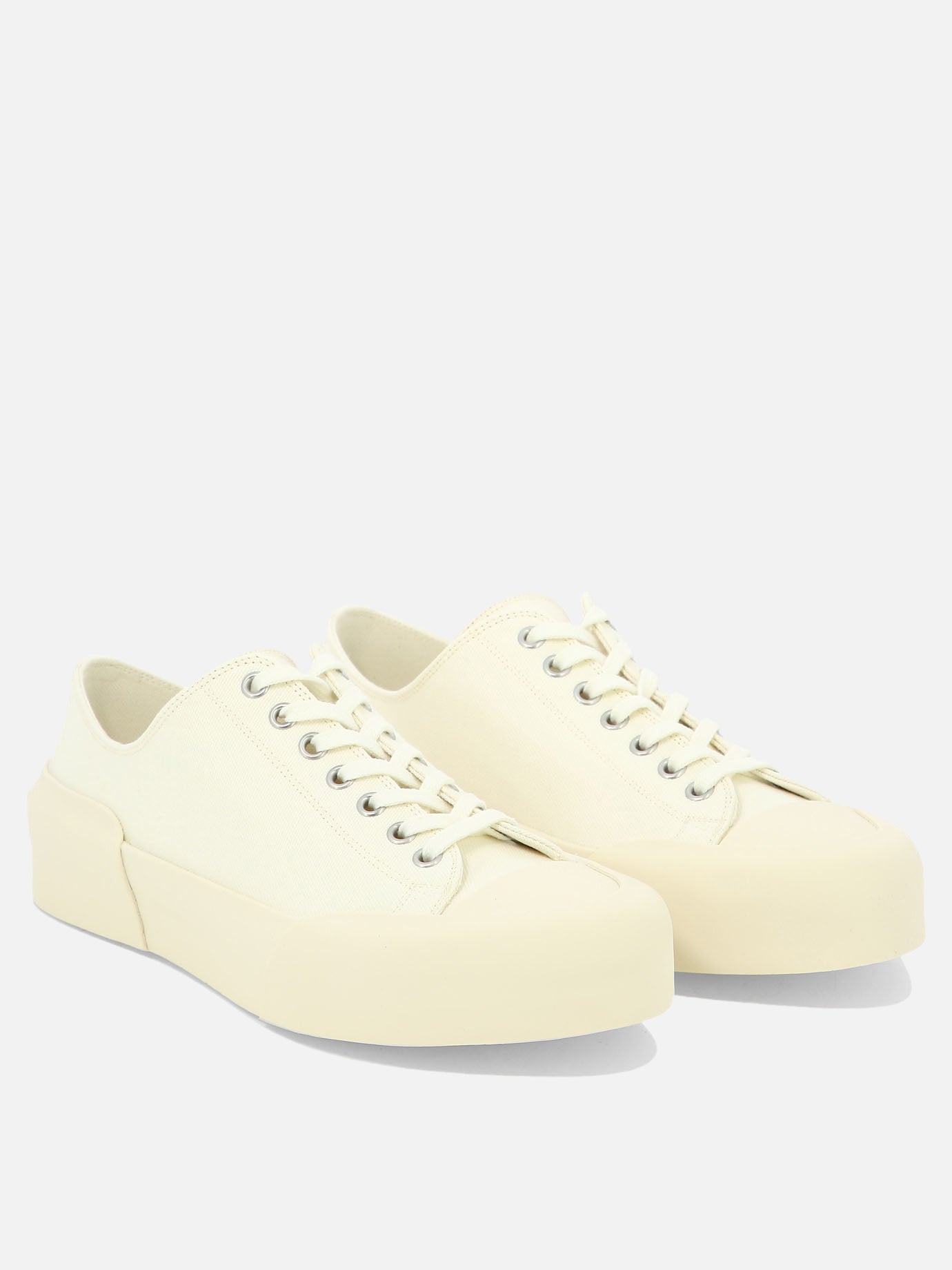 Jil Sander Canvas sneakers White - Women | VIETTI Online Store