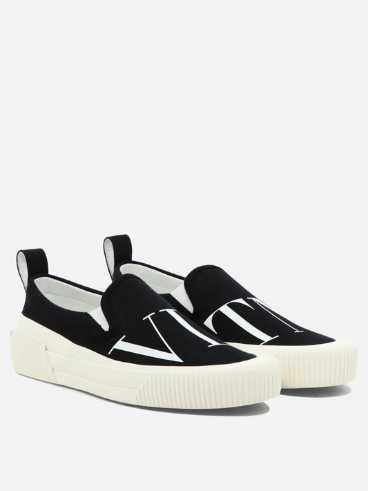 Low top sneakers 100% cotone - 100% gomma  Black - Valentino Garavani Men | PLP | VIETTI Online Store | 2
