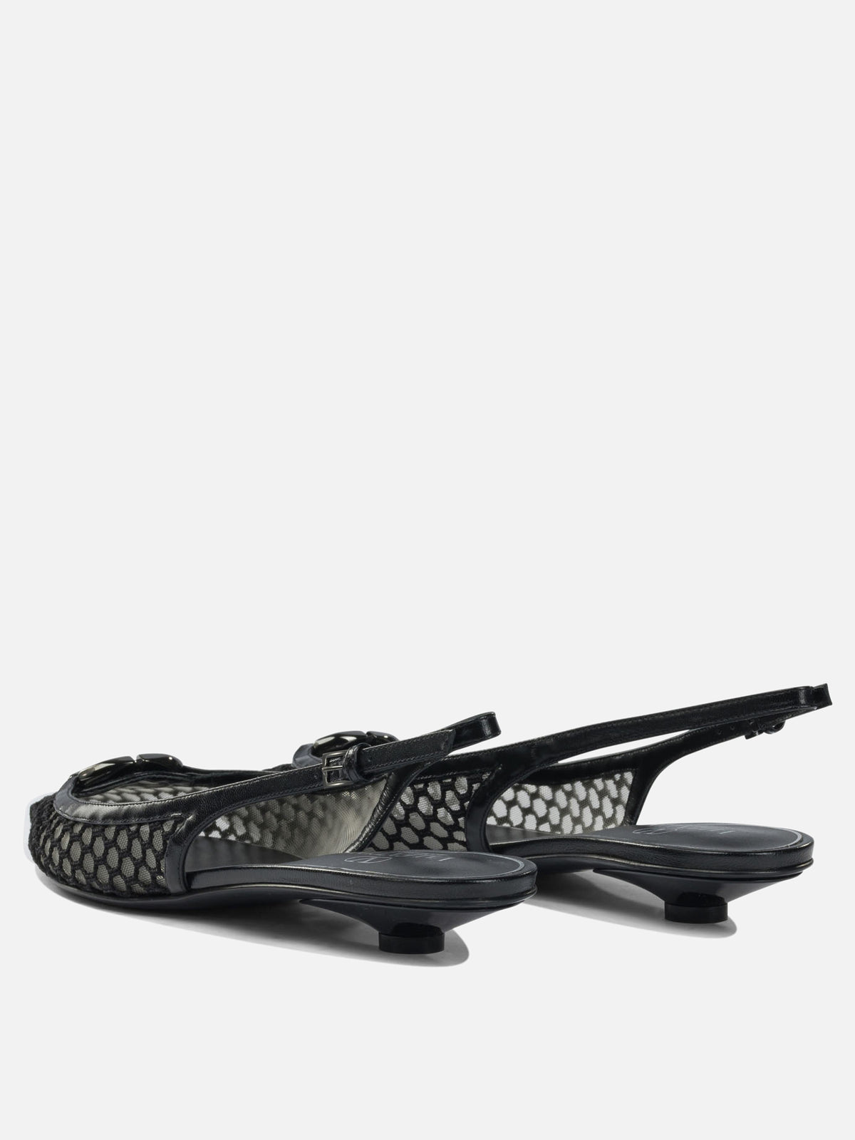 Valentino Garavani Pointed slingback ballet flats 20 mm Black