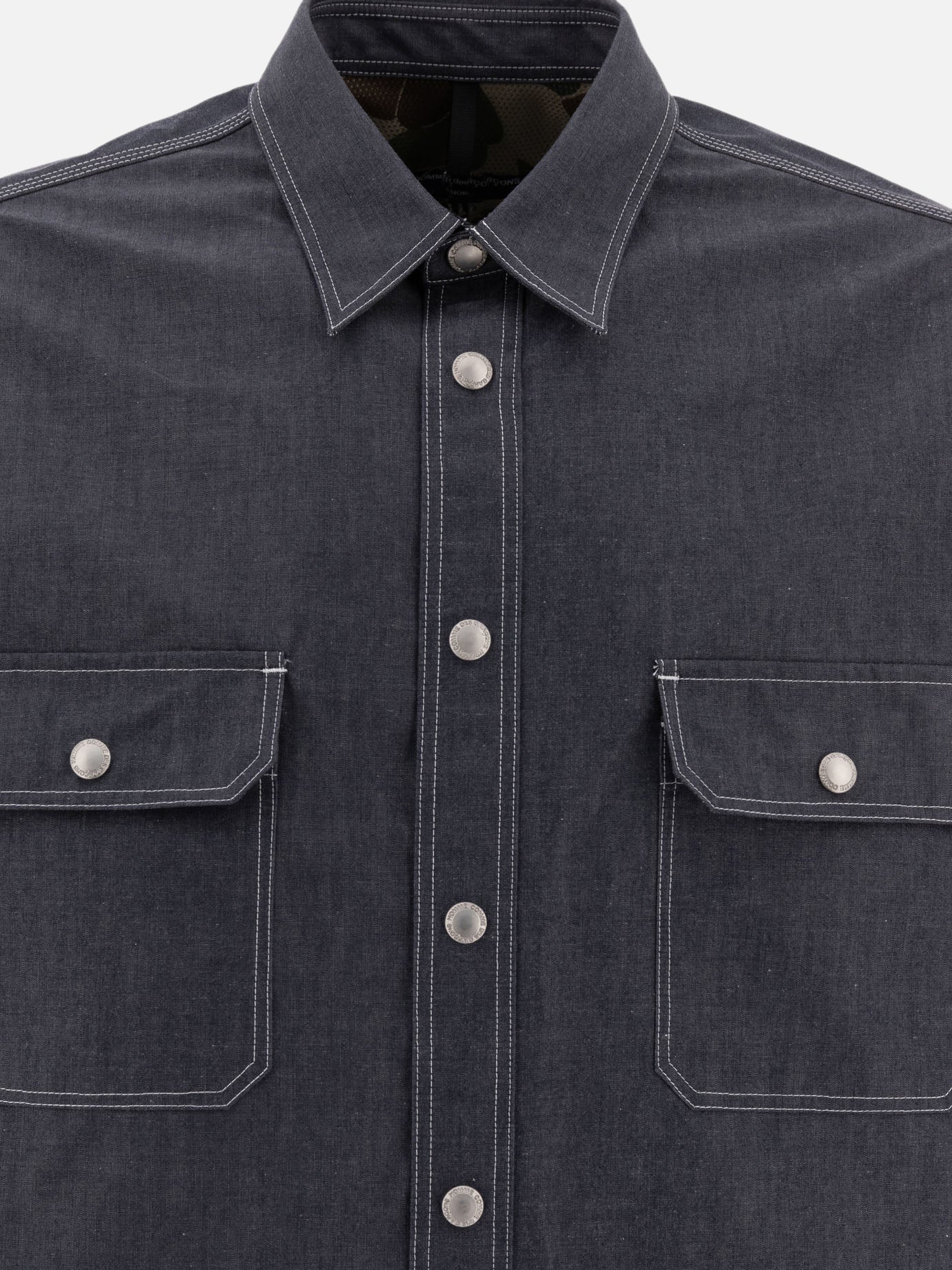 Comme Des Garçons Homme Denim overshirt Blue