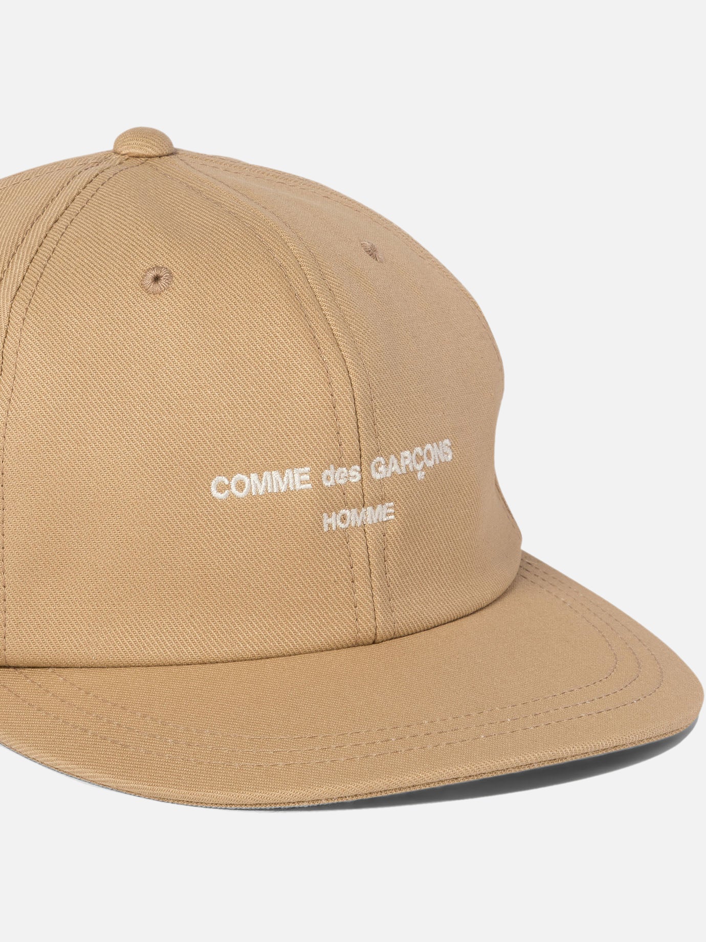 Comme Des Garçons Homme Trucker hat with embroidery Black