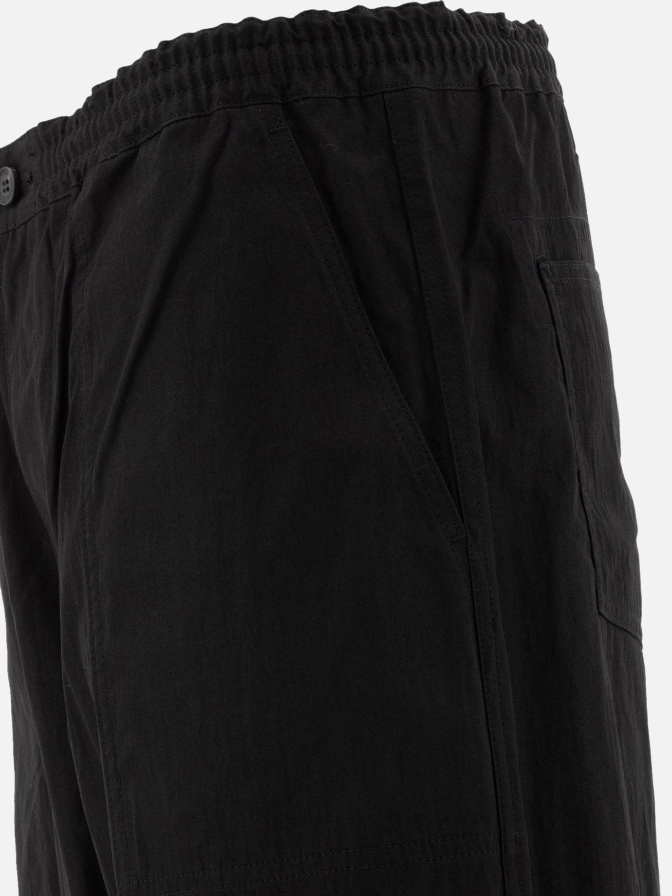 Comme Des Garçons Homme Trousers with drawstring Black