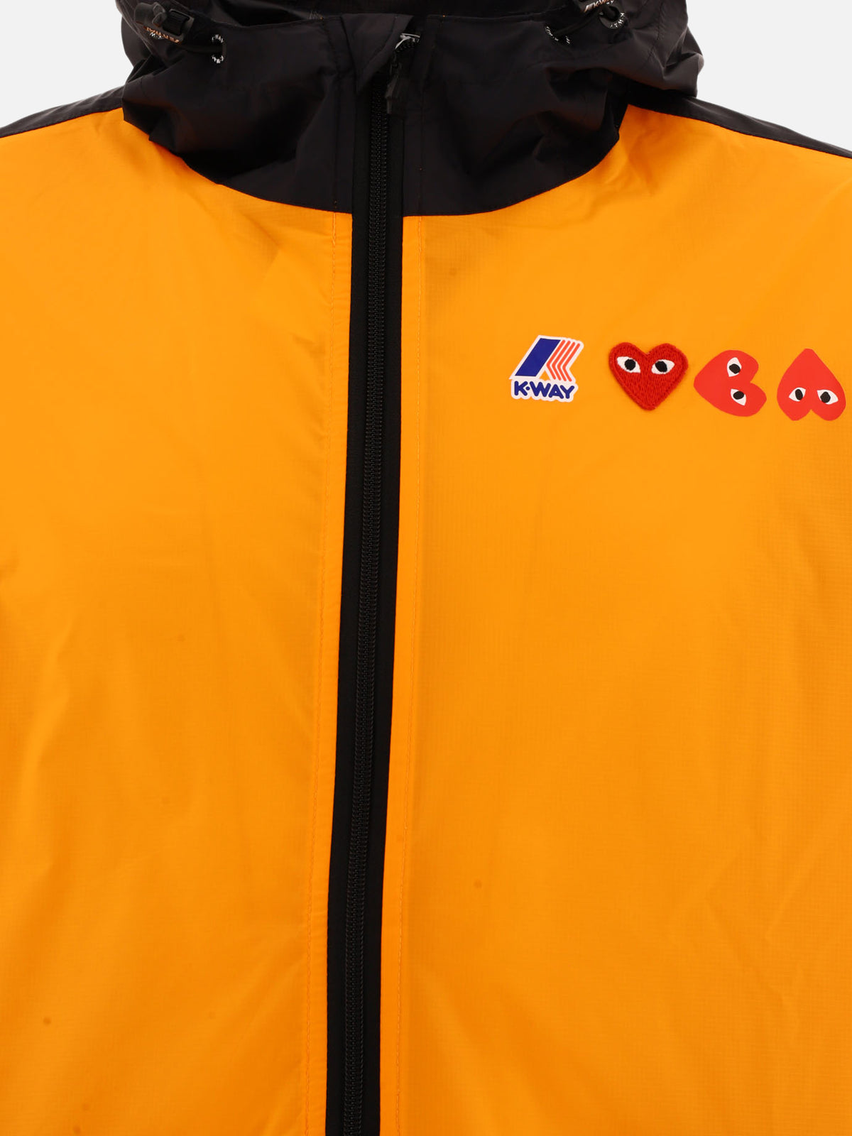 Comme Des Garçons Play Waterproof jacket "Comme des Garçons Play x K-Way" Orange