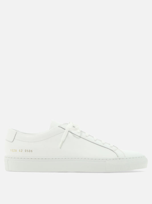 Sneaker basse 100% leather - 100% rubber  Bianco - Common Projects Uomo | PLP | VIETTI Online Store 
