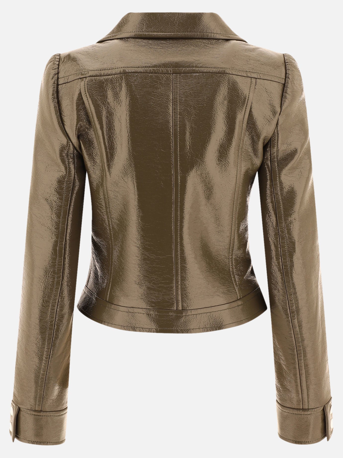 Giacche in pelle Solid colour  Verde - Courrèges Donna | PDP | VIETTI Online Store | Zoom-Modal_2
