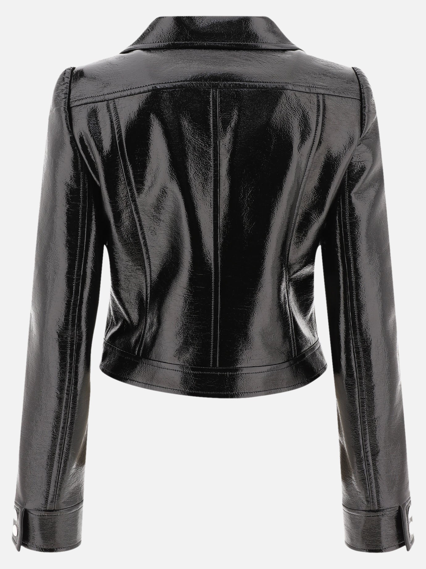 Leather jackets Solid colour  Black - Courrèges Women | PDP | VIETTI Online Store | Zoom-Modal_2

