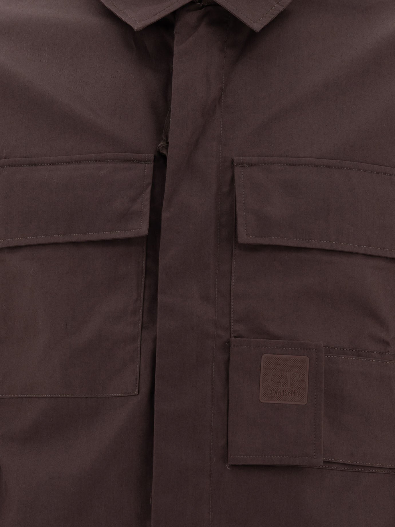 "The Metropolis Serie Utility" gabardine overshirt