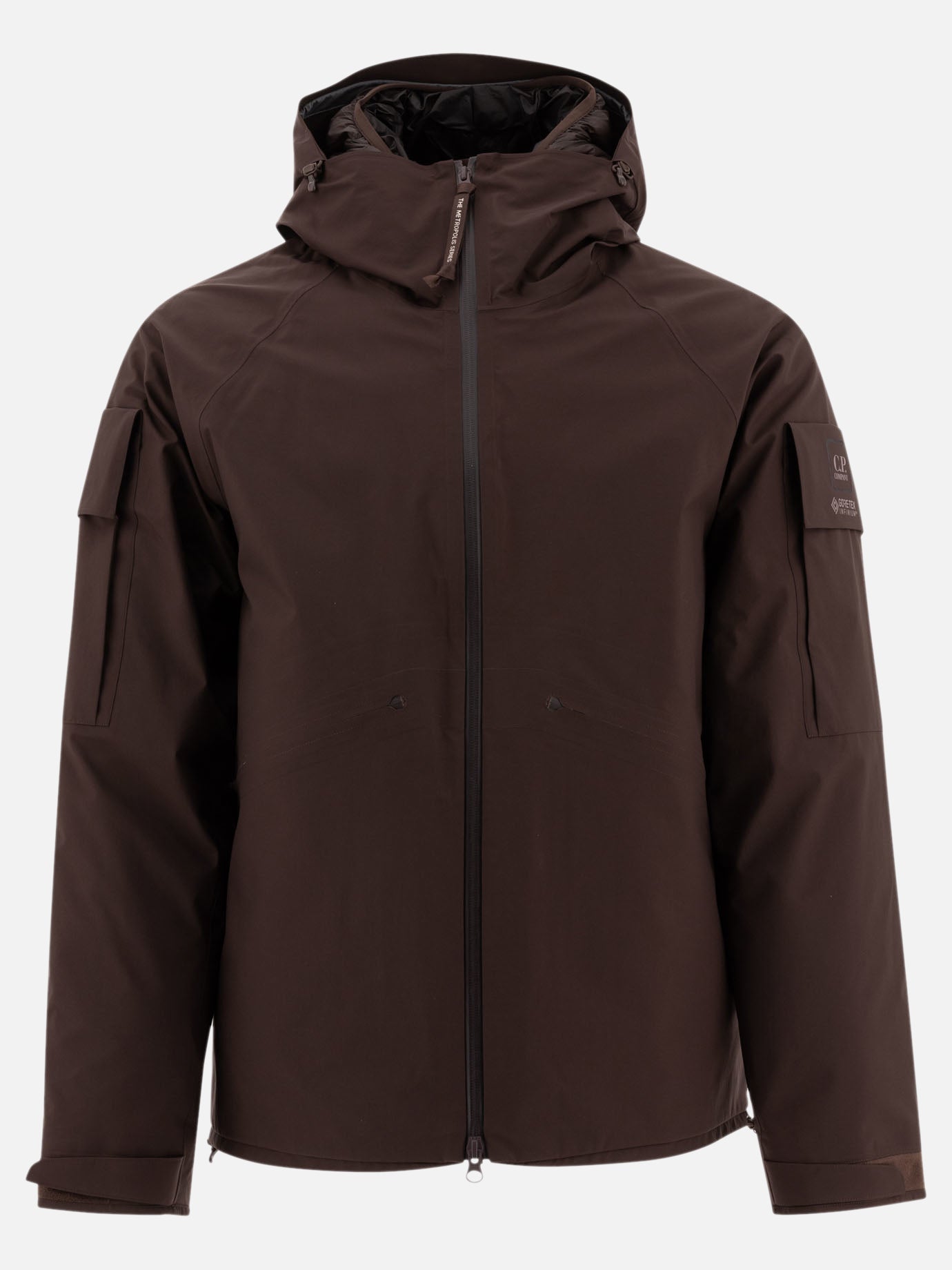 Giacche tecniche Solid colour  Marrone - C.P. Company Uomo | PDP | VIETTI Online Store | thumbnail