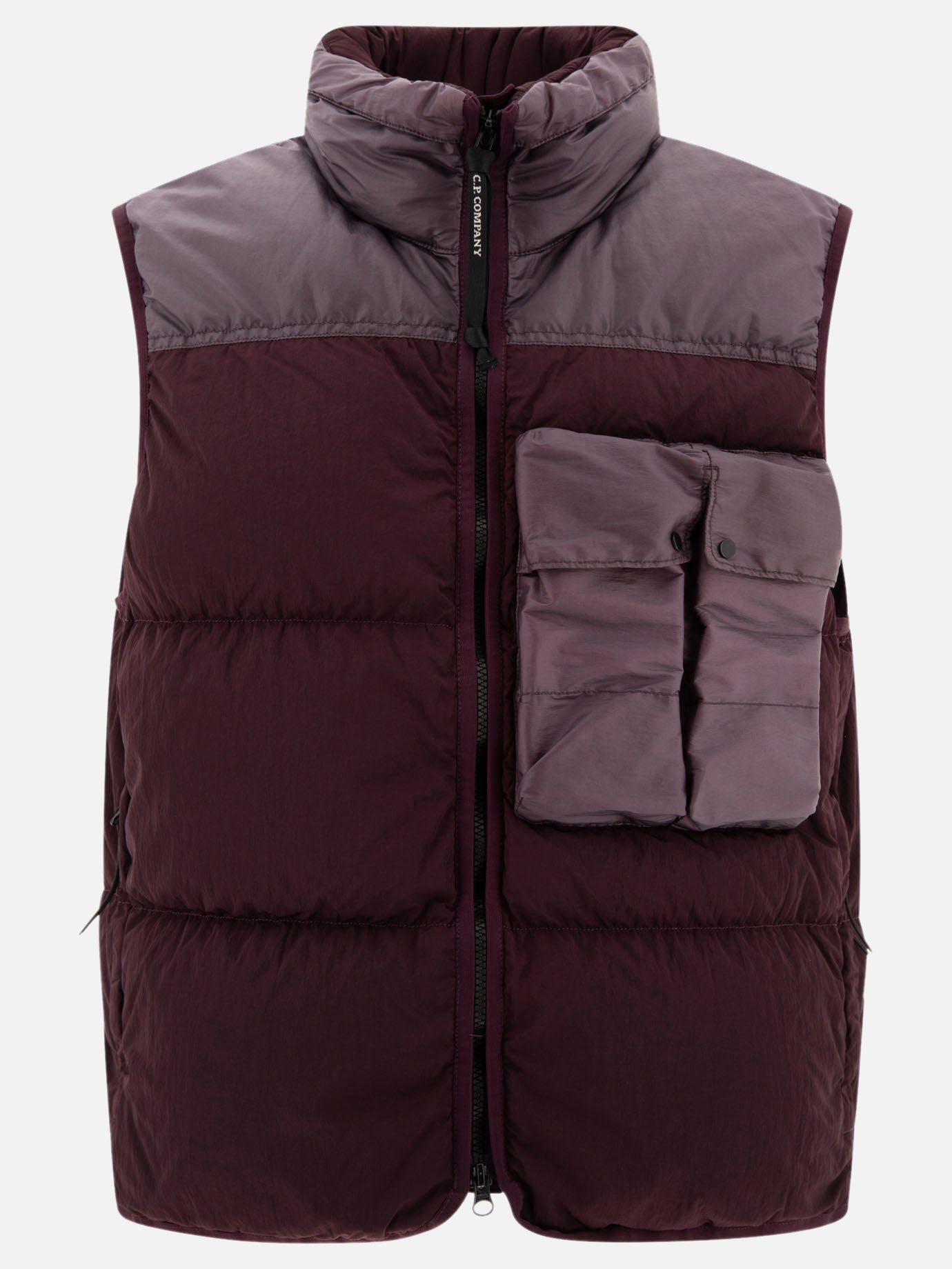 Giacche smanicate Solid colour  Bordeaux - C.P. Company Uomo | PDP | VIETTI Online Store | thumbnail