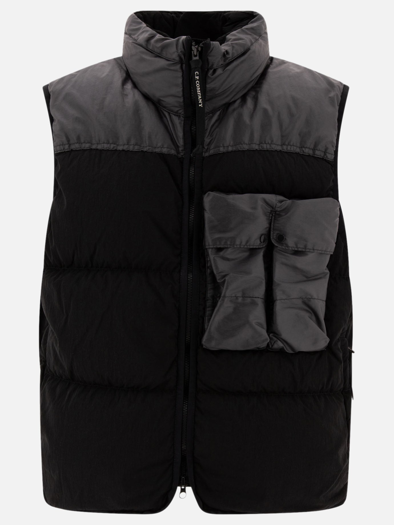 Giacche smanicate Solid colour  Nero - C.P. Company Uomo | PDP | VIETTI Online Store | Zoom-Modal
