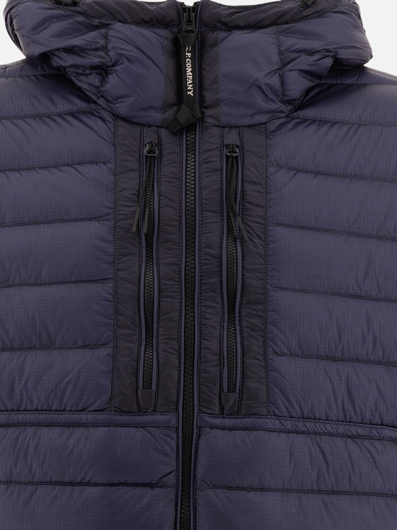 Down jackets Solid colour  Blue - C.P. Company Men | PDP | VIETTI Online Store | thumbnail_3