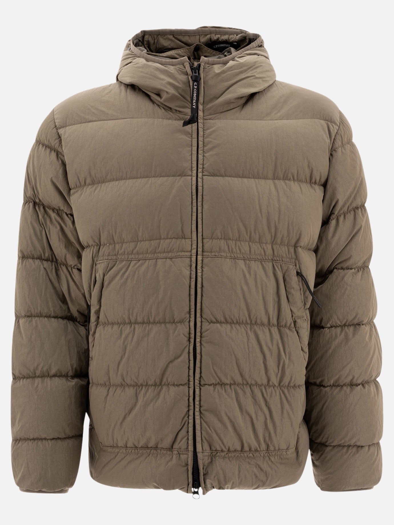 Down jackets Solid colour  Green - C.P. Company Men | PDP | VIETTI Online Store | Zoom-Modal
