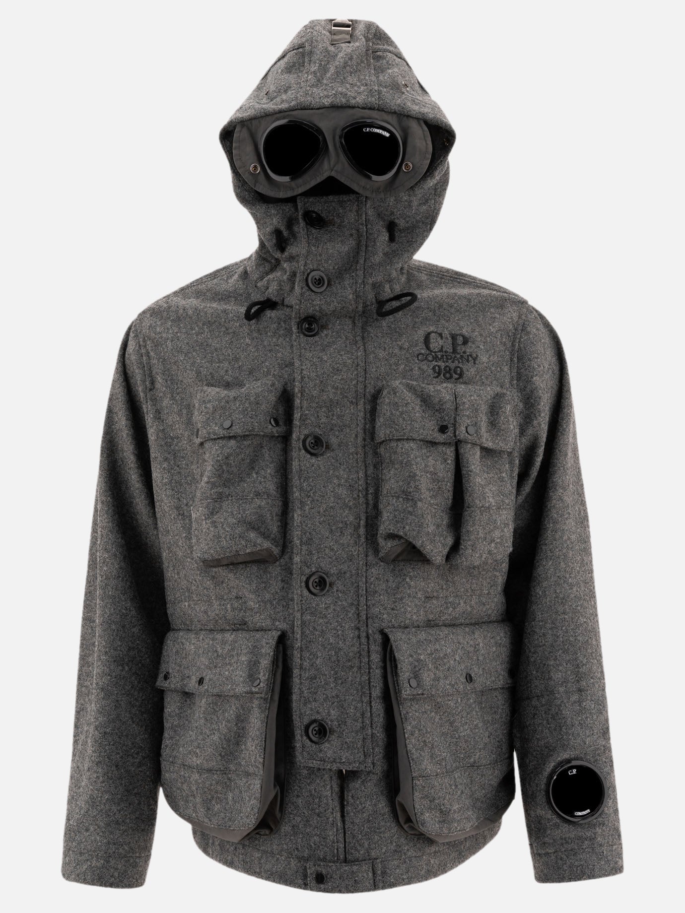 Cappotti corti Solid colour  Grigio - C.P. Company Uomo | PDP | VIETTI Online Store | thumbnail