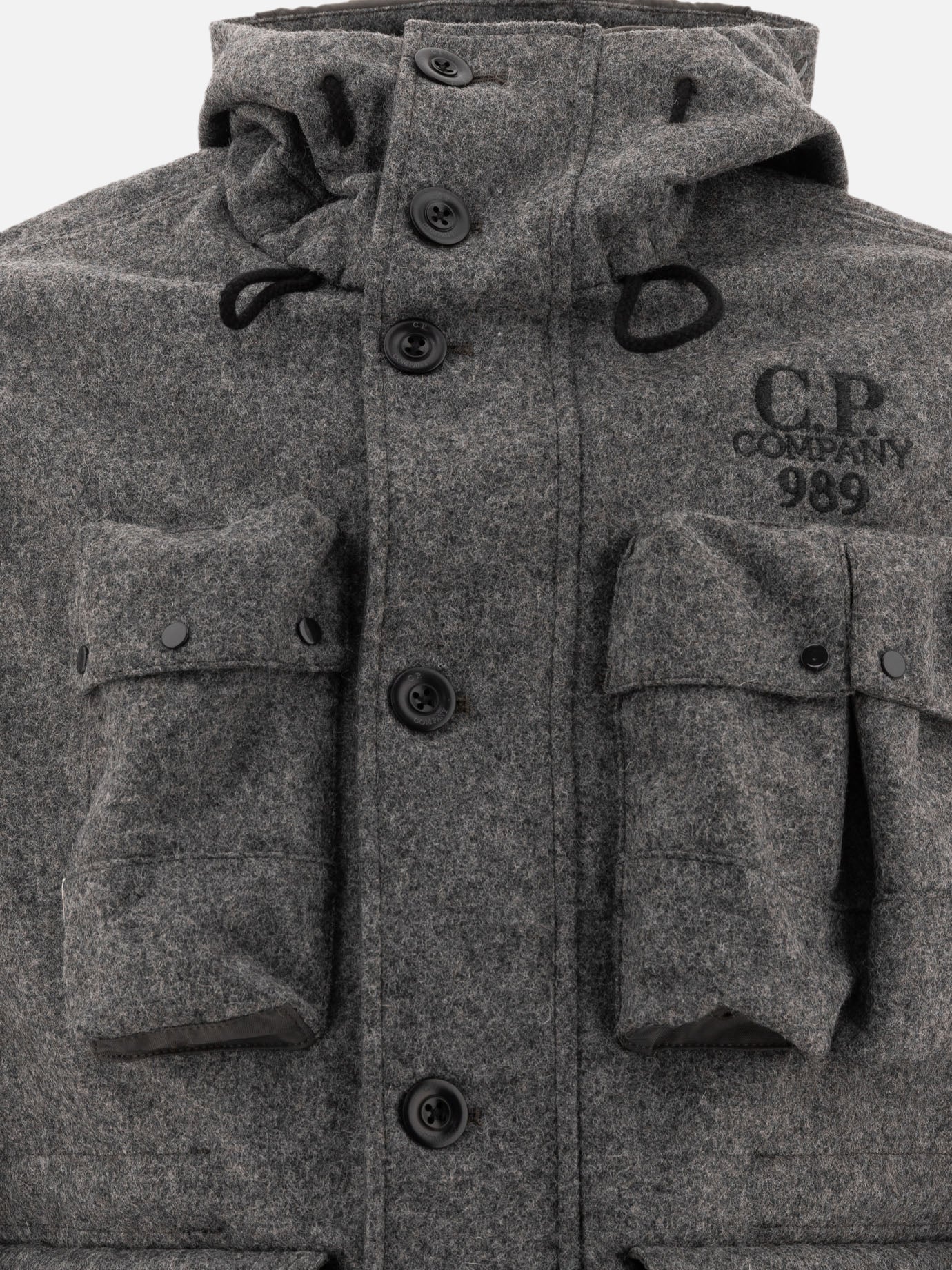 Cappotti corti Solid colour  Grigio - C.P. Company Uomo | PDP | VIETTI Online Store | Zoom-Modal_3
