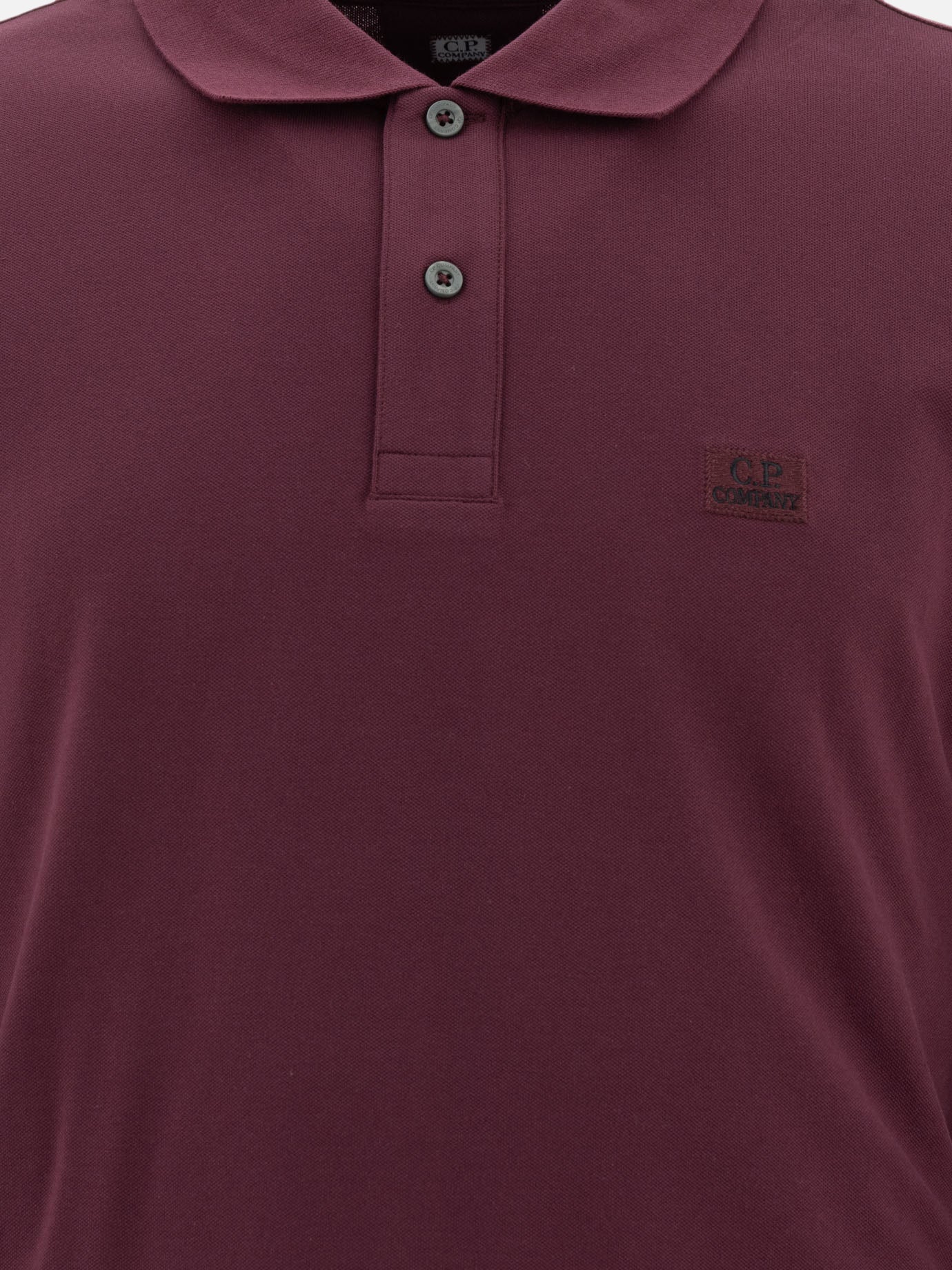 C.P. Company Stretch piquet polo shirt Bordeaux