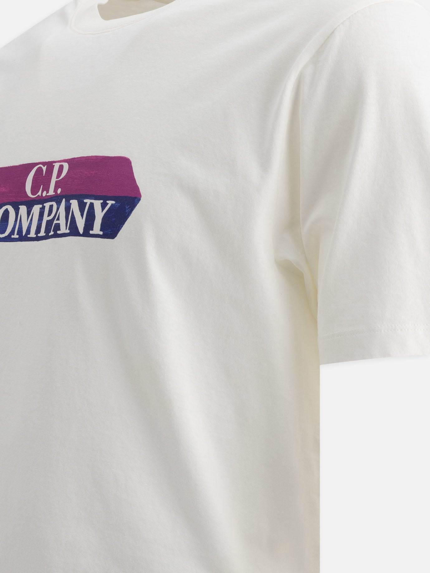 C.P. Company "30/1 Jersey 3D Logo" t-shirt White