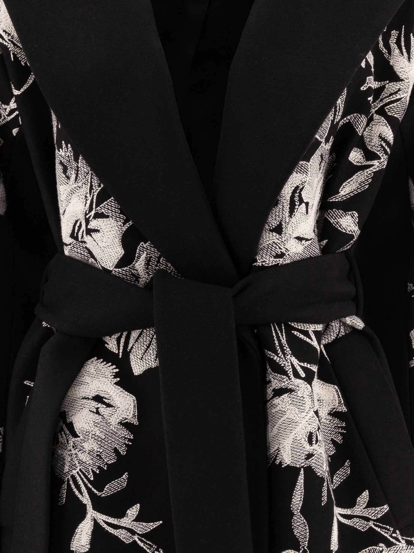 【関税込み】Elie Saab Wool embroidered coat Elie Saab Wool embroidered coat - Women | VIETTI Shop