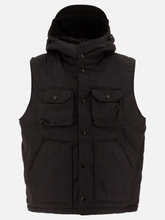 Engineered Garments "Field" vest jacket Black