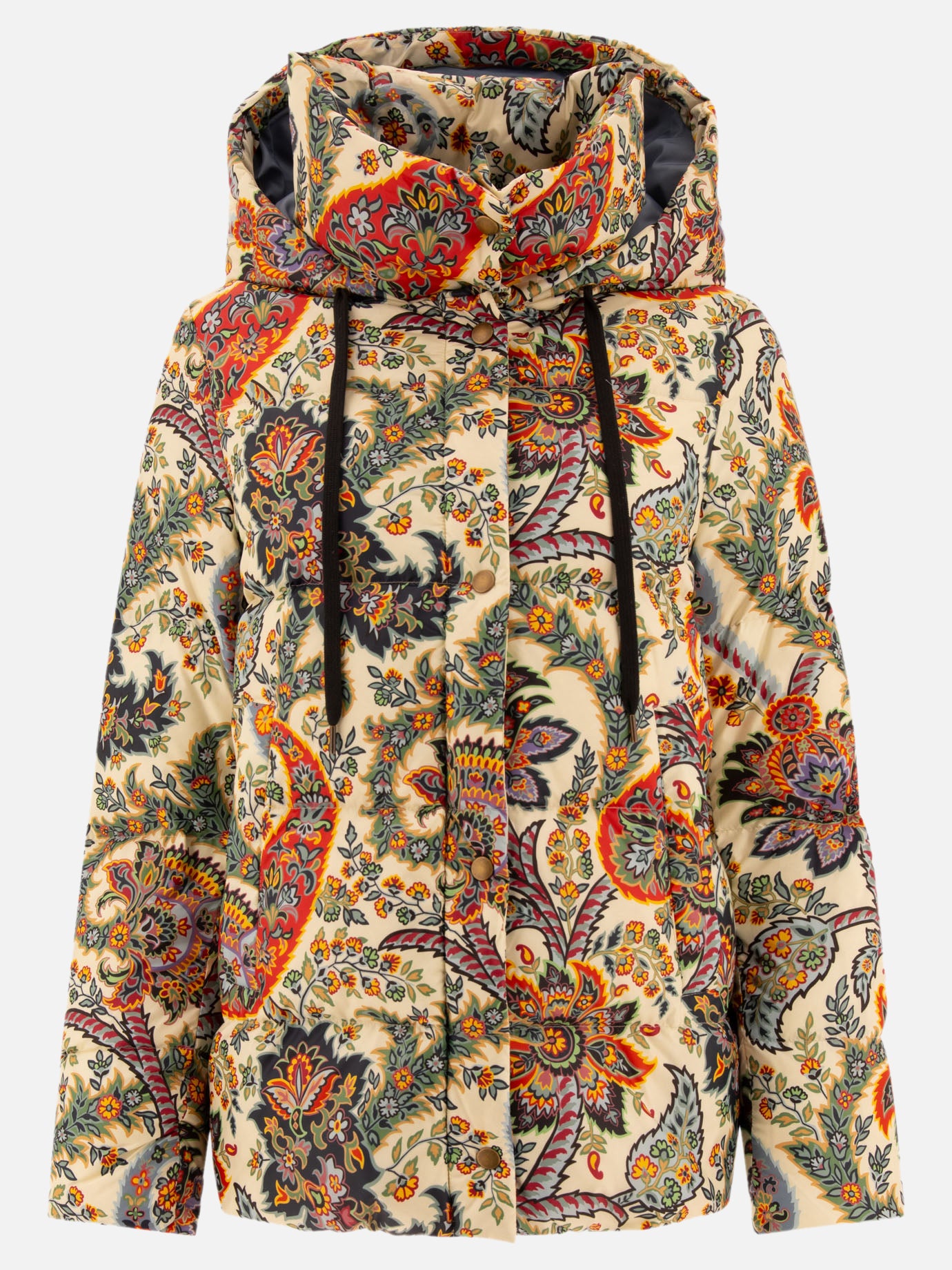 Piumini corti Paisley  Beige - Etro Donna | PDP | VIETTI Online Store | Zoom-Modal
