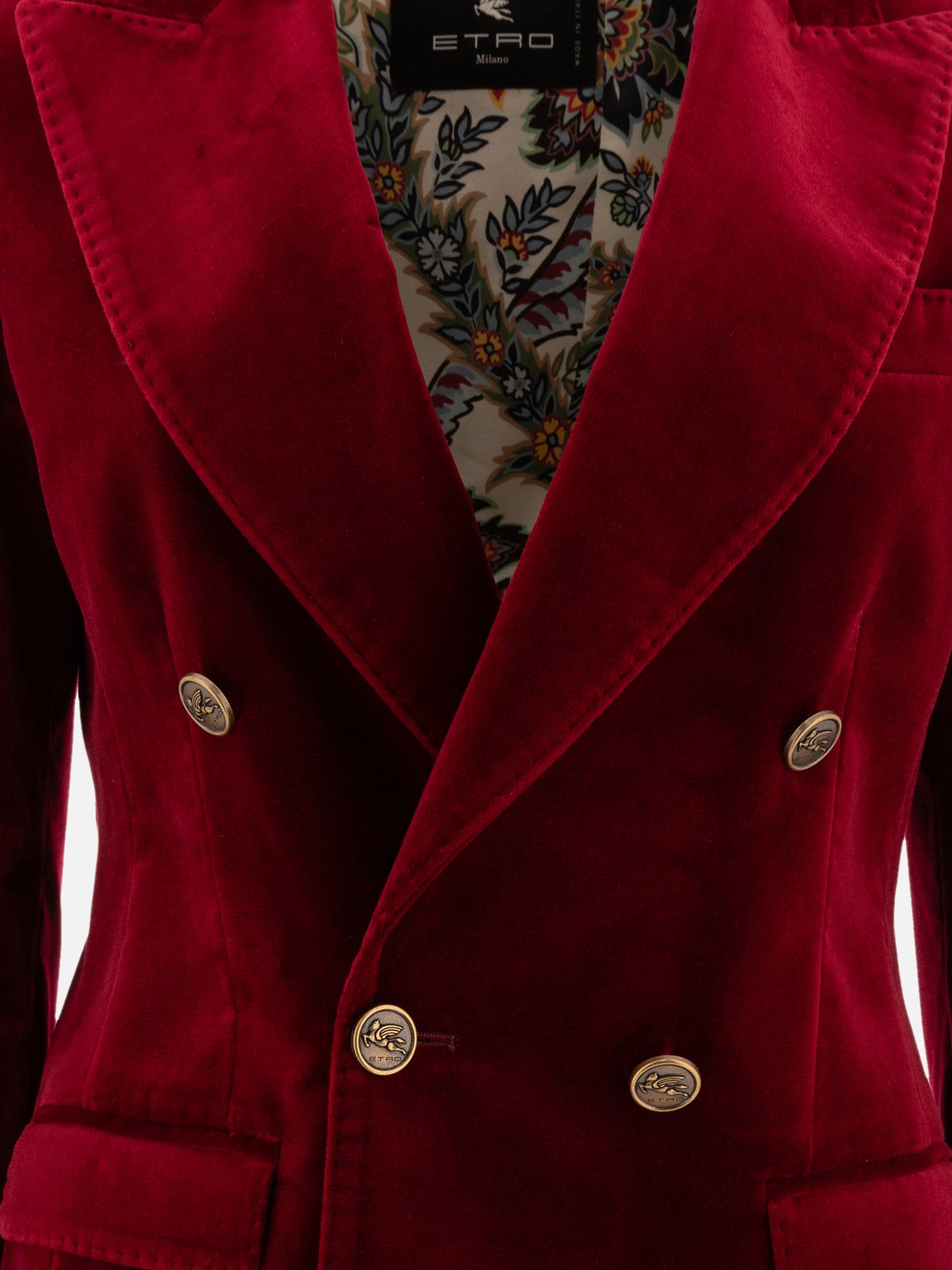 Blazer Solid colour  Bordeaux - Etro Donna | PDP | VIETTI Online Store | Zoom-Modal_3

