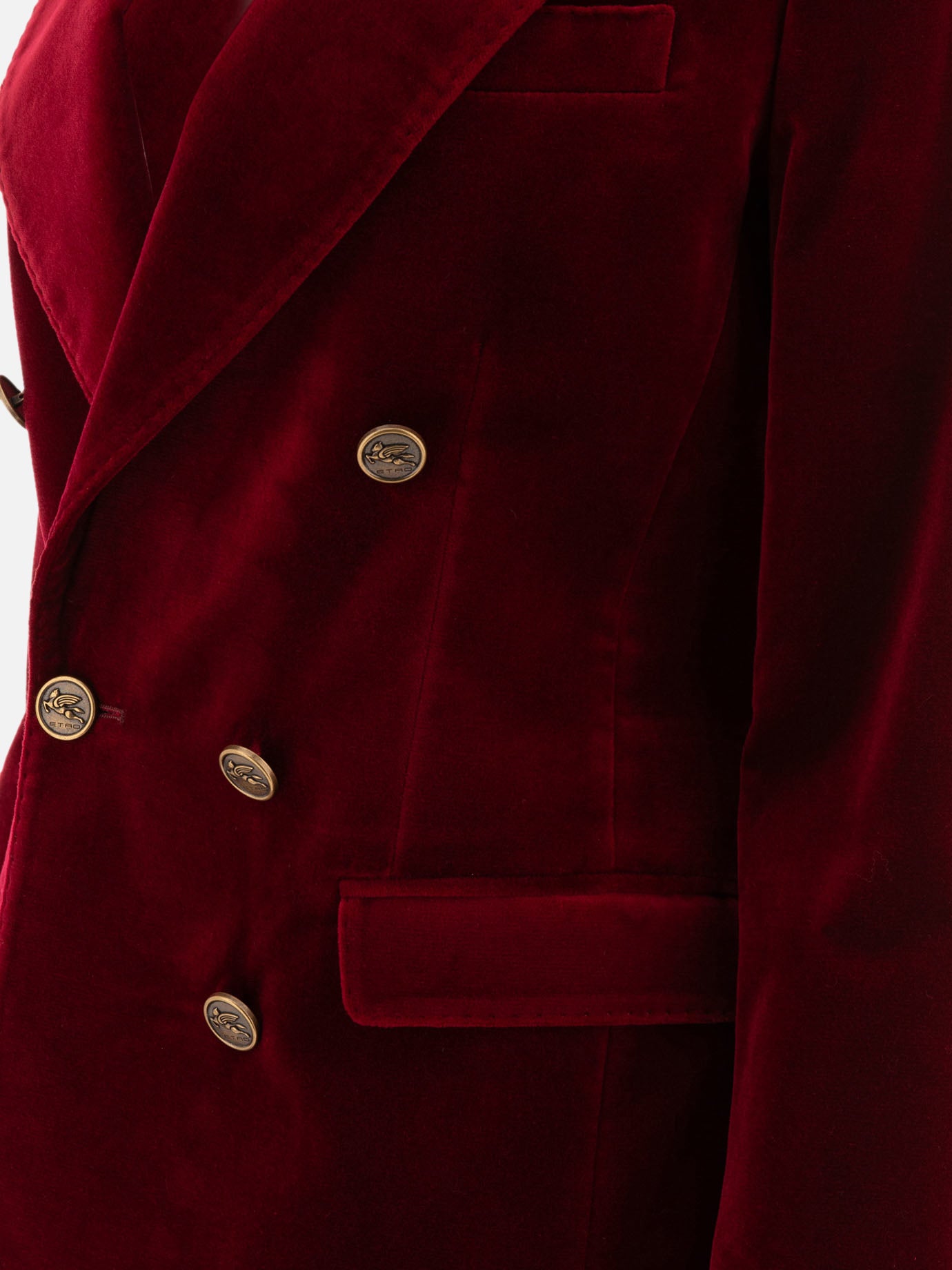 Blazer Solid colour  Bordeaux - Etro Donna | PDP | VIETTI Online Store | thumbnail_4